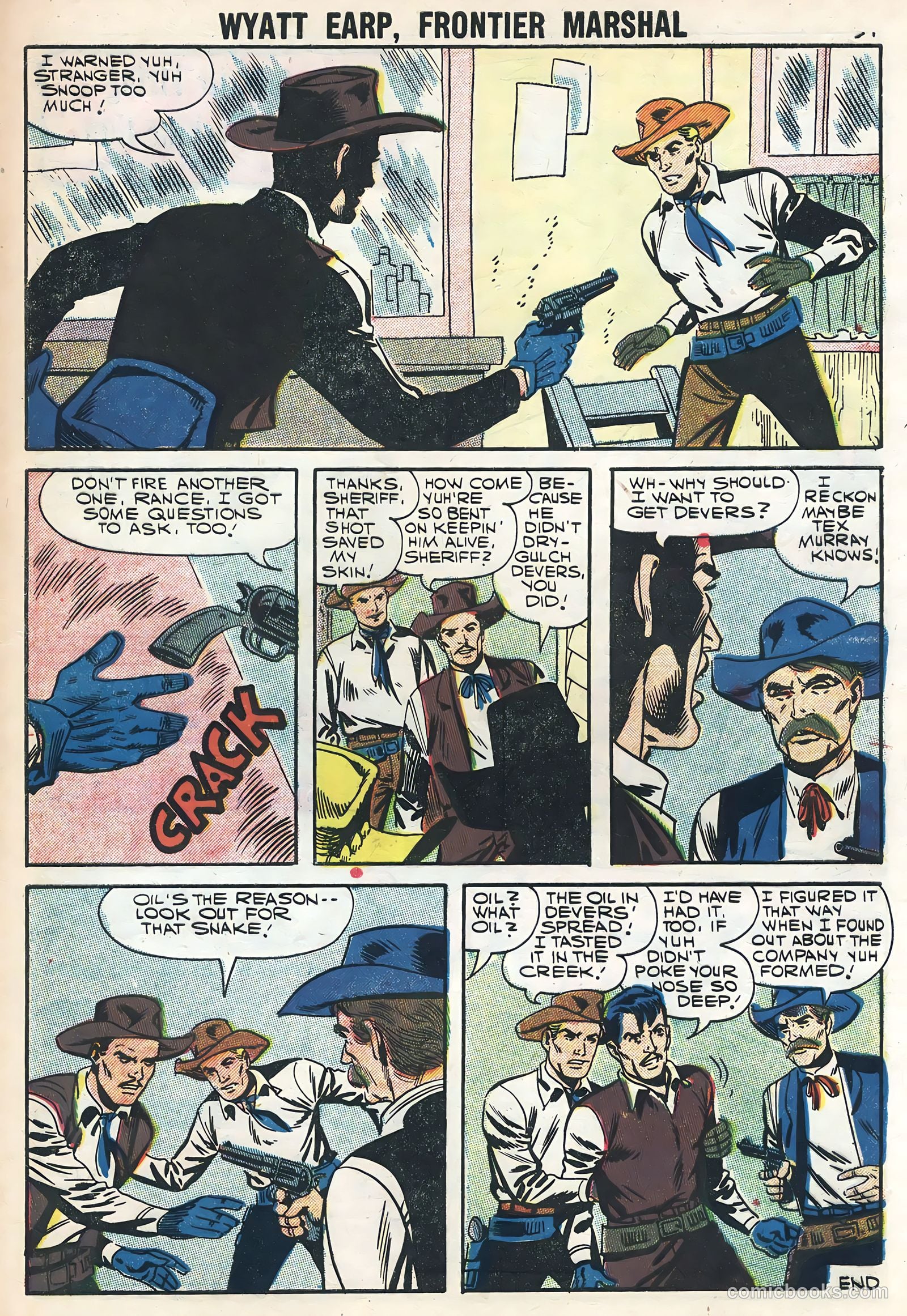 Wyatt Earp, Frontier Marshal #18 (1957) — page 33 of 36