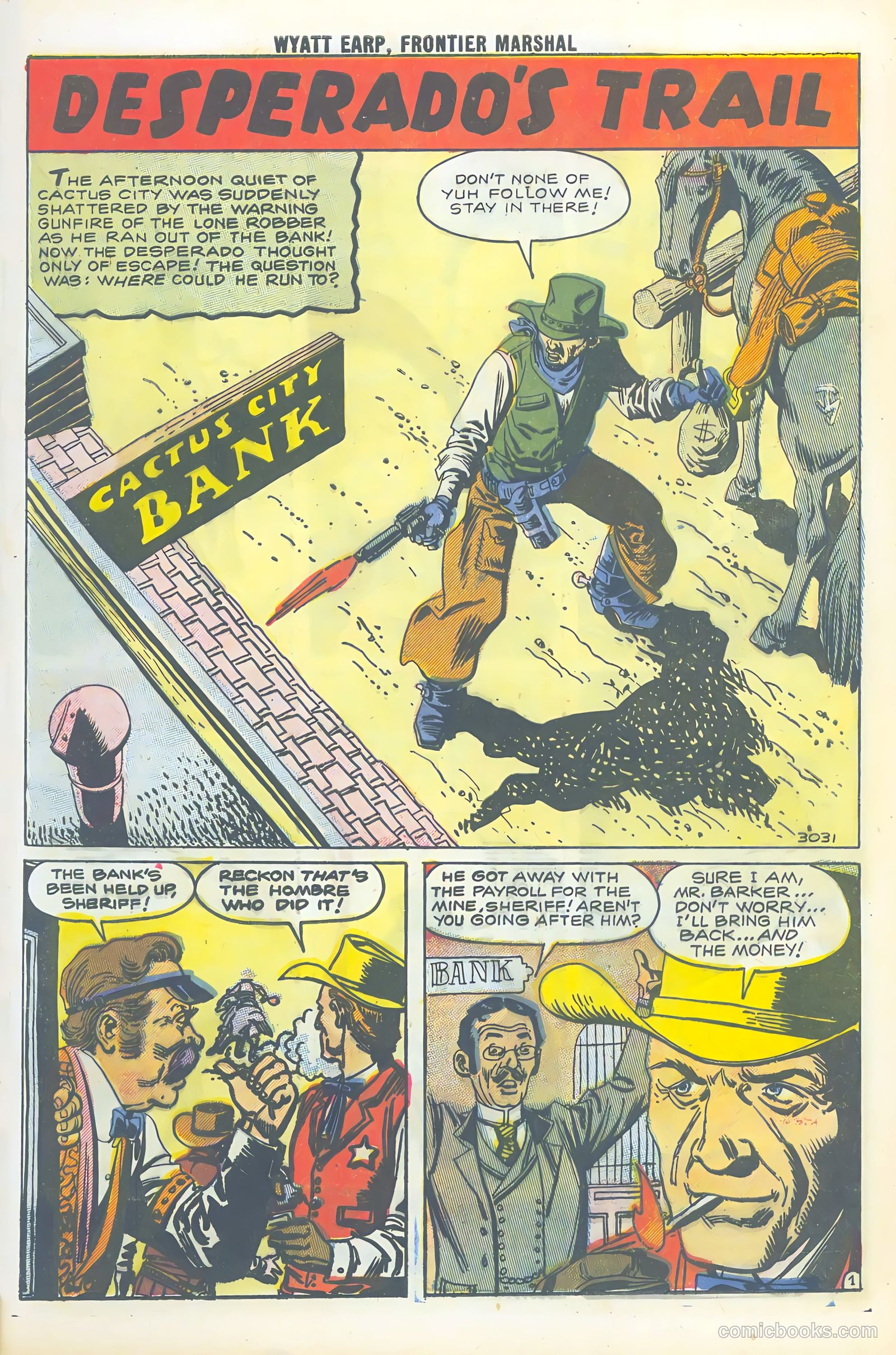 Wyatt Earp, Frontier Marshal #20 (1958) — page 17 of 68