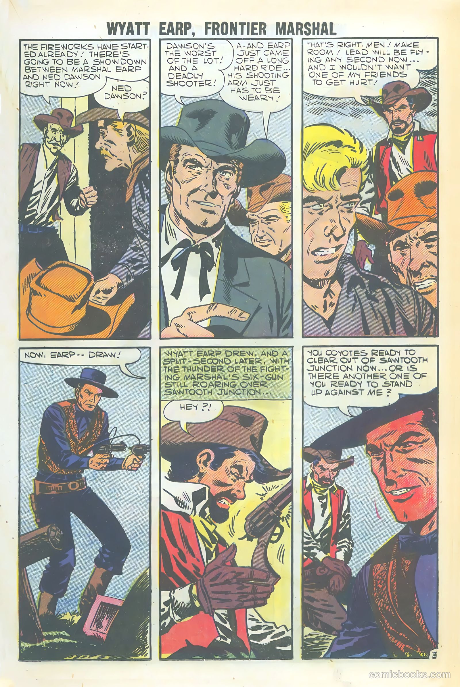 Wyatt Earp, Frontier Marshal #20 (1958) — page 31 of 68