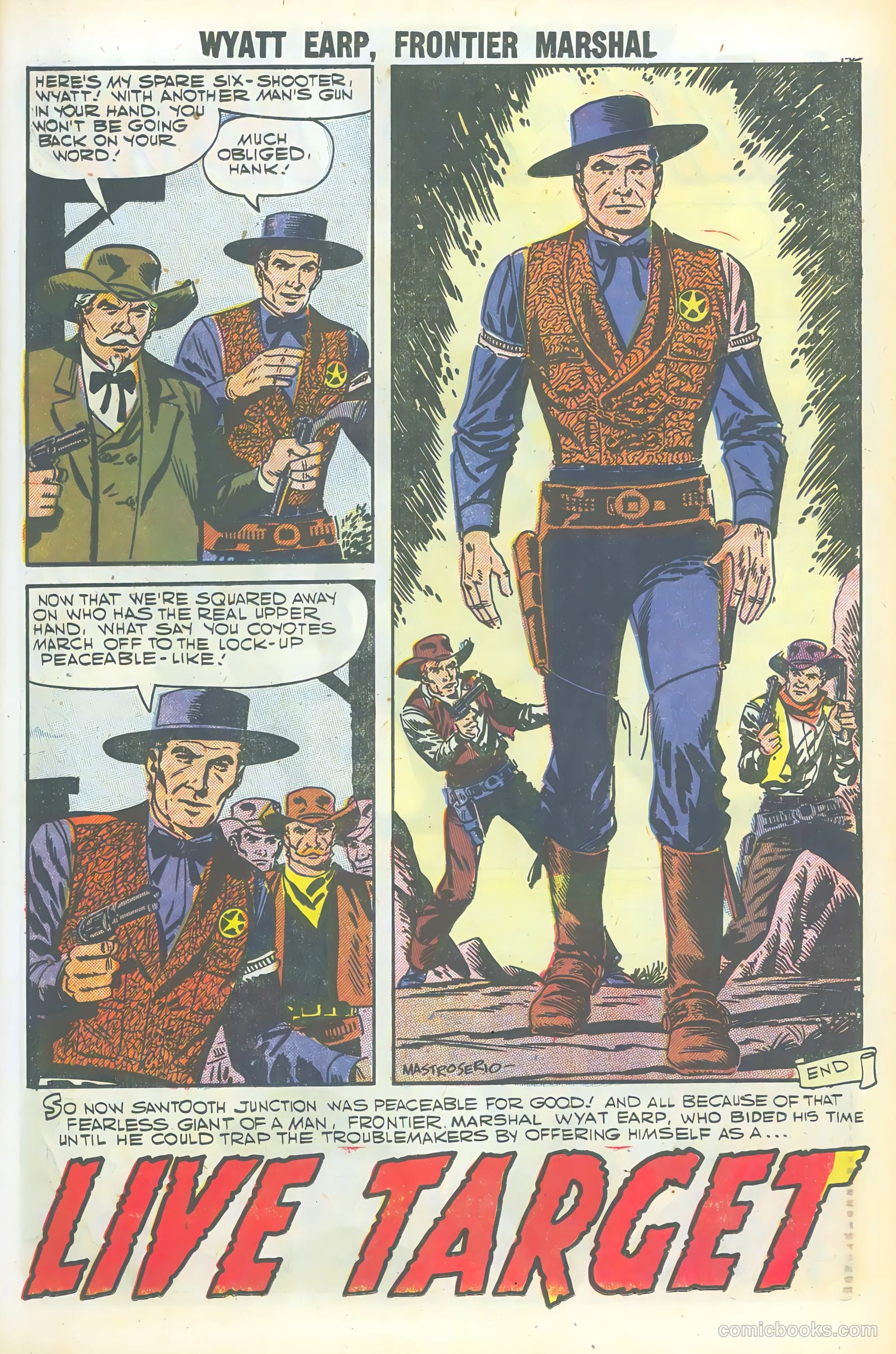 Wyatt Earp, Frontier Marshal #20 (1958) — page 37 of 68
