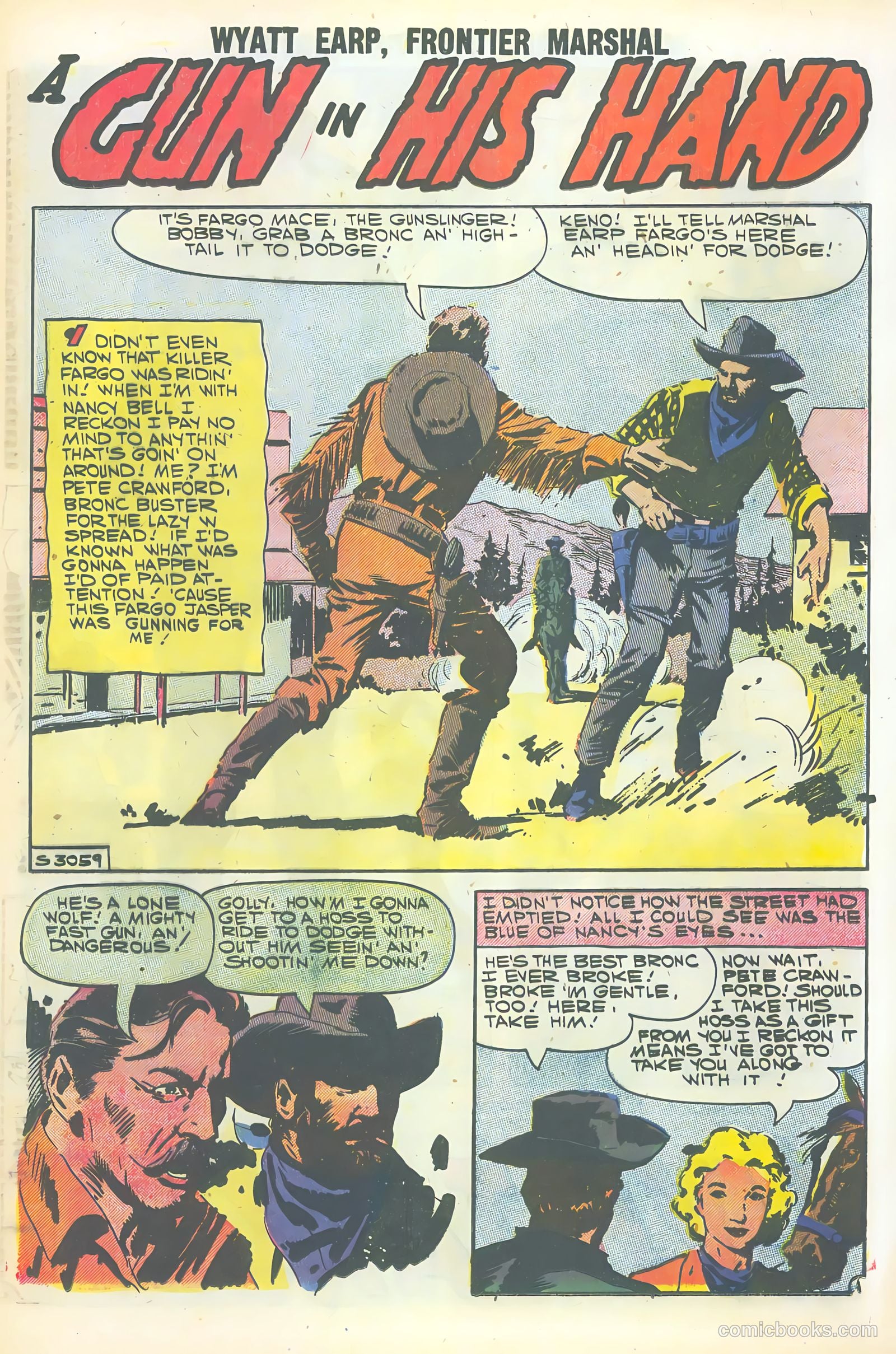 Wyatt Earp, Frontier Marshal #20 (1958) — page 38 of 68
