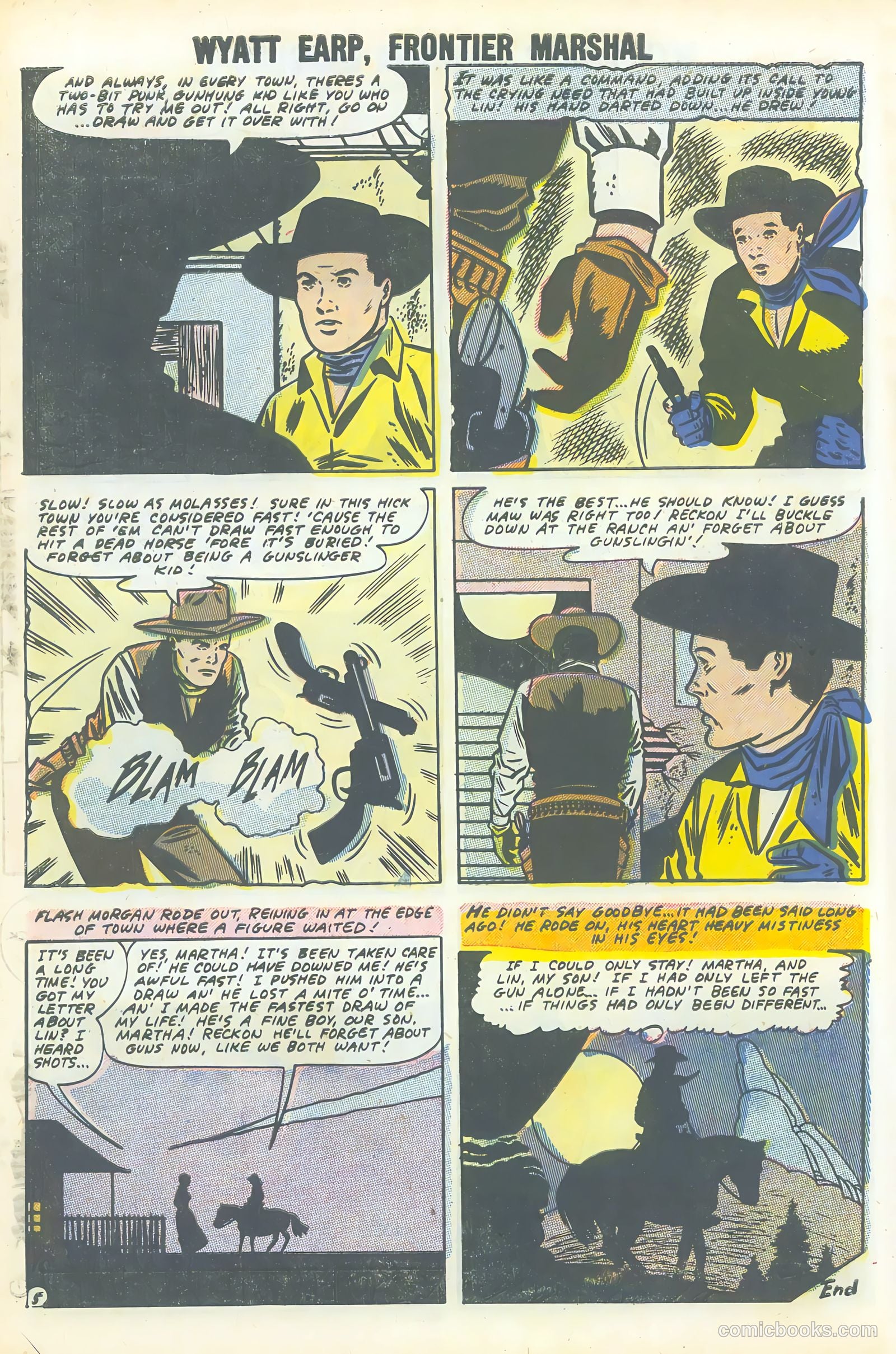 Wyatt Earp, Frontier Marshal #20 (1958) — page 58 of 68