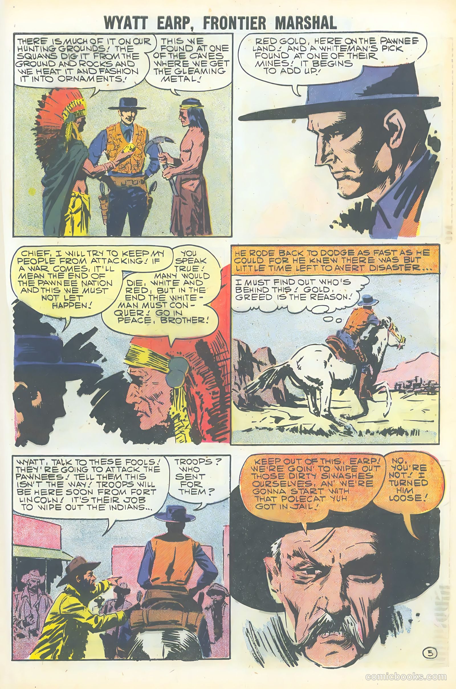Wyatt Earp, Frontier Marshal #20 (1958) — page 63 of 68