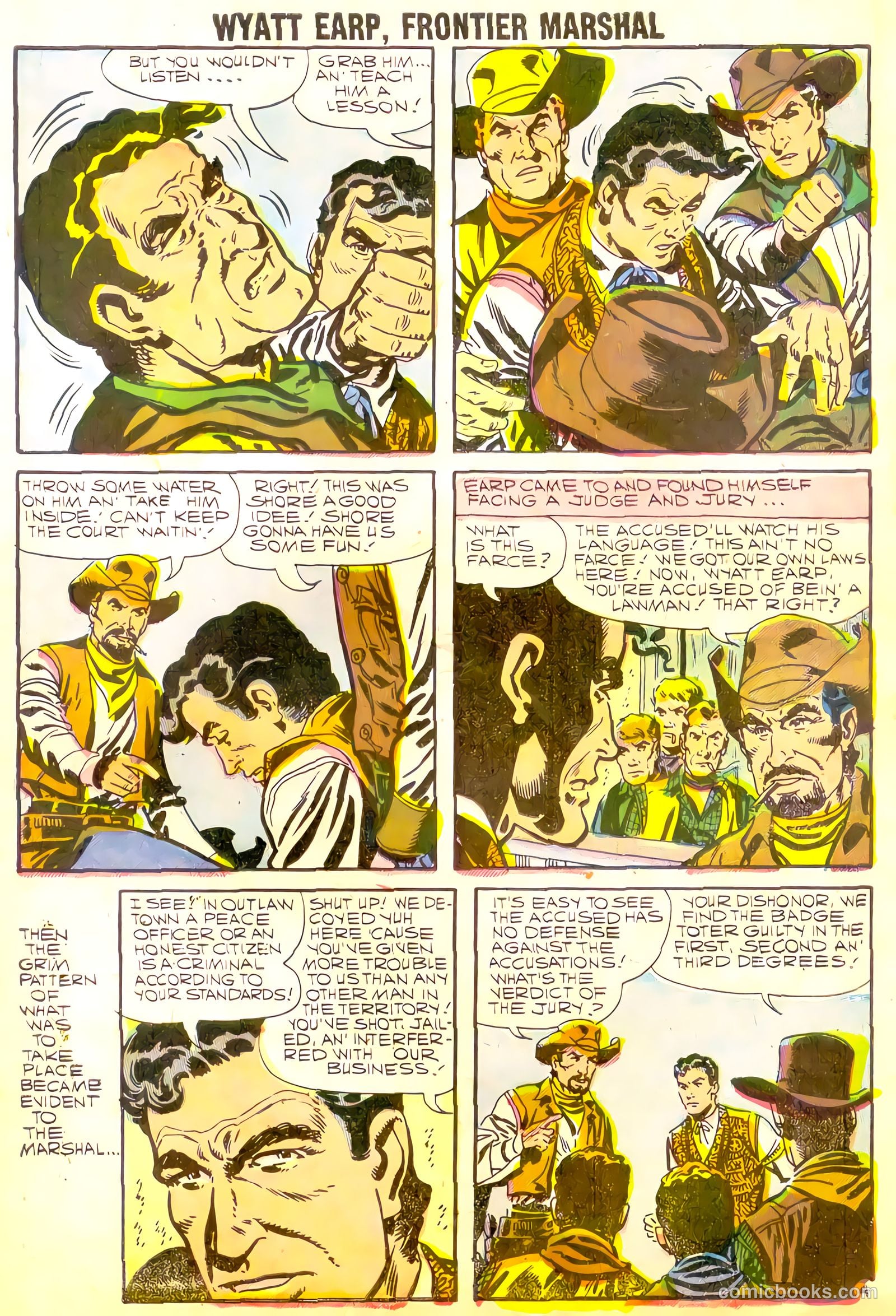 Wyatt Earp, Frontier Marshal #22 (1958) — page 7 of 36