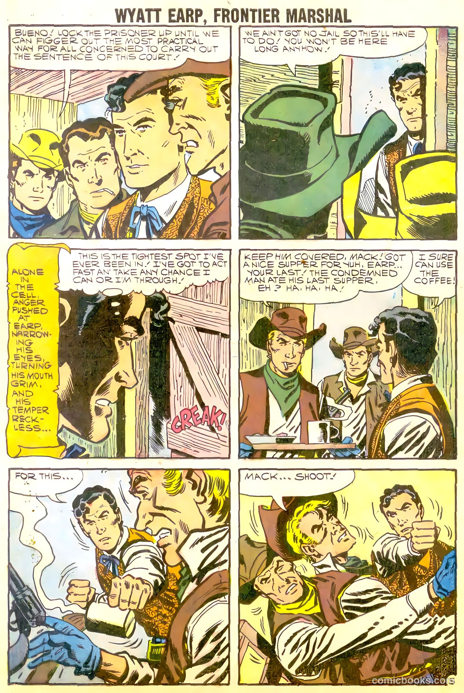 Wyatt Earp, Frontier Marshal #22 (1958) — page 8 of 36