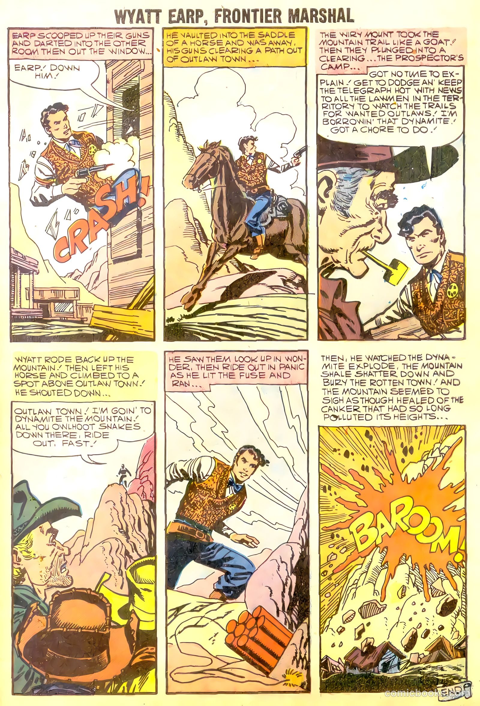 Wyatt Earp, Frontier Marshal #22 (1958) — page 9 of 36