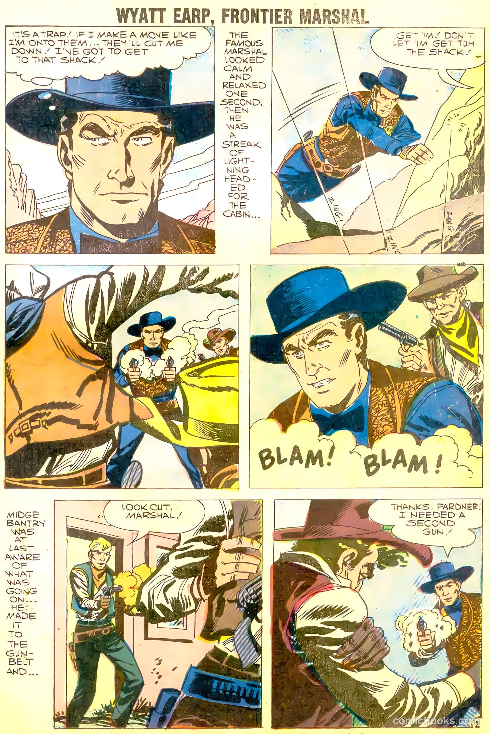 Wyatt Earp, Frontier Marshal #22 (1958) — page 11 of 36