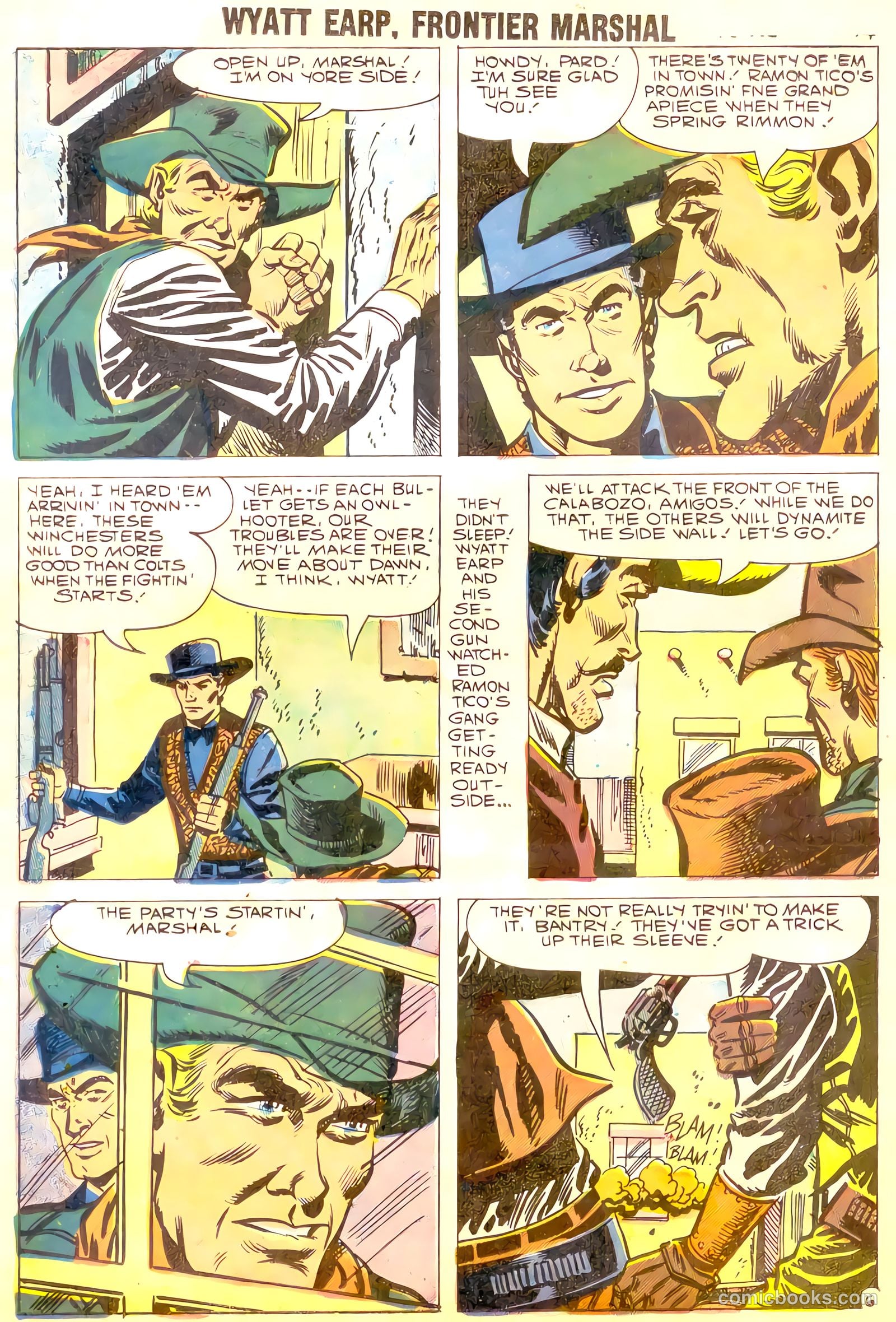 Wyatt Earp, Frontier Marshal #22 (1958) — page 16 of 36