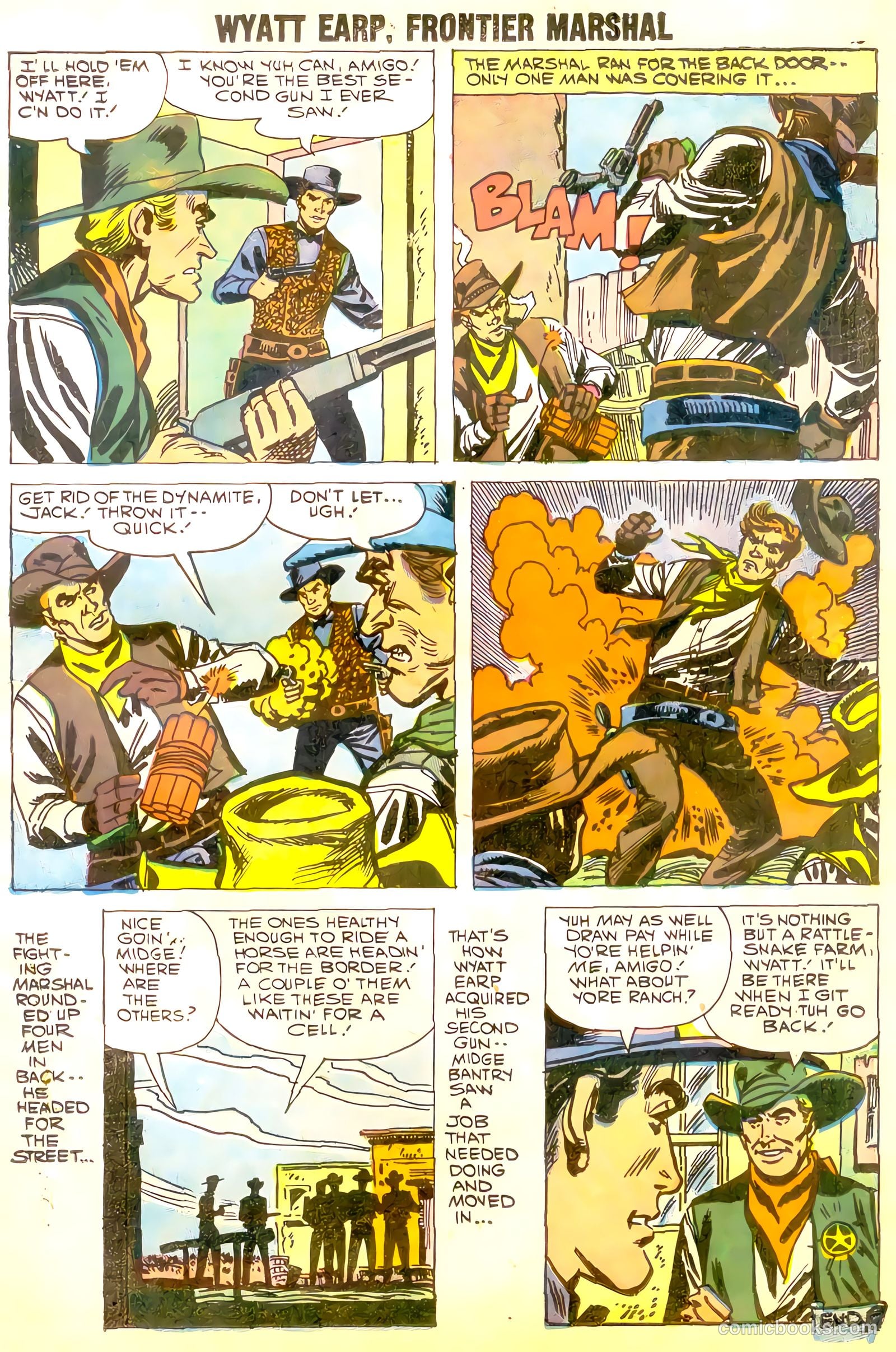 Wyatt Earp, Frontier Marshal #22 (1958) — page 17 of 36