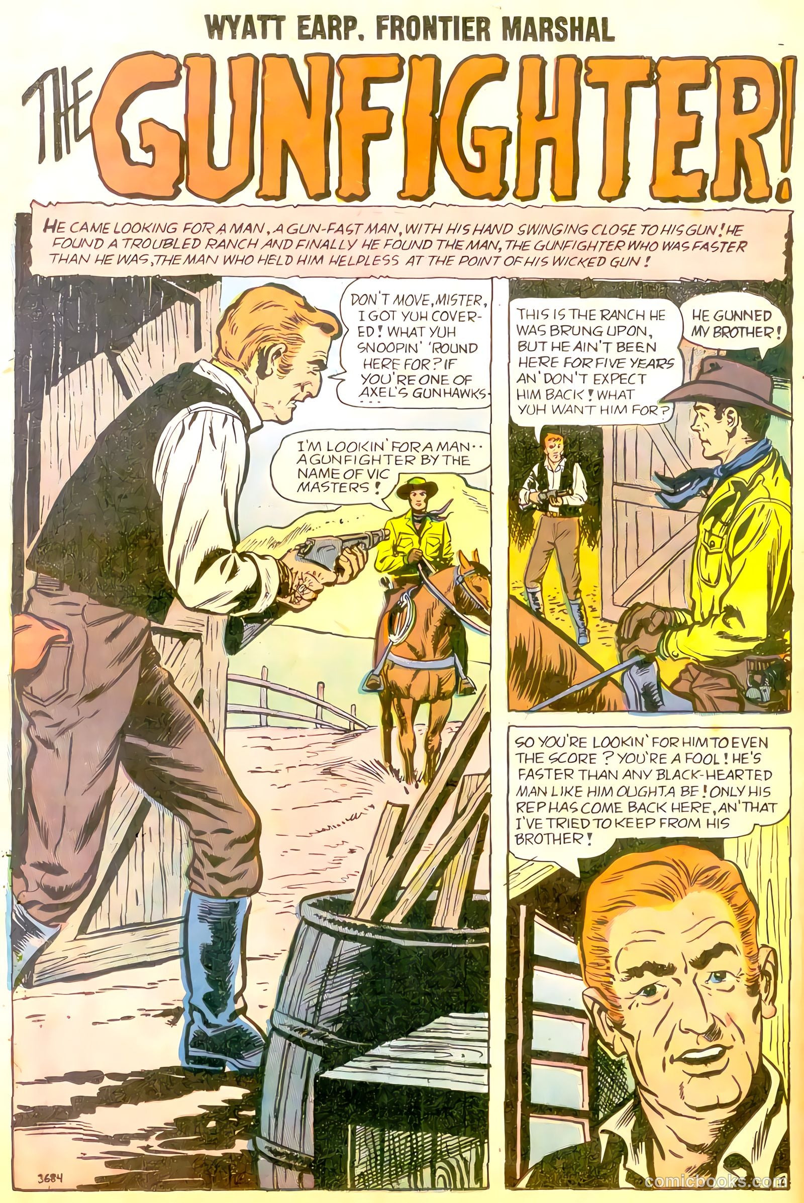 Wyatt Earp, Frontier Marshal #22 (1958) — page 20 of 36