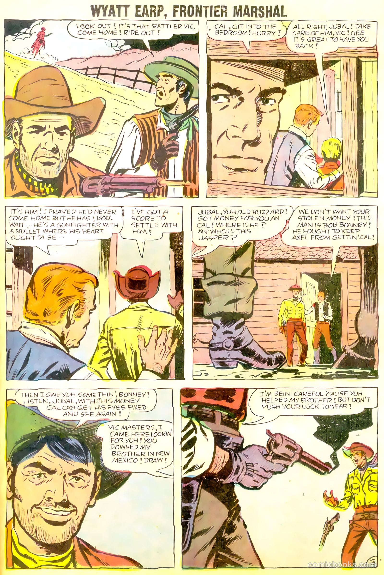 Wyatt Earp, Frontier Marshal #22 (1958) — page 23 of 36