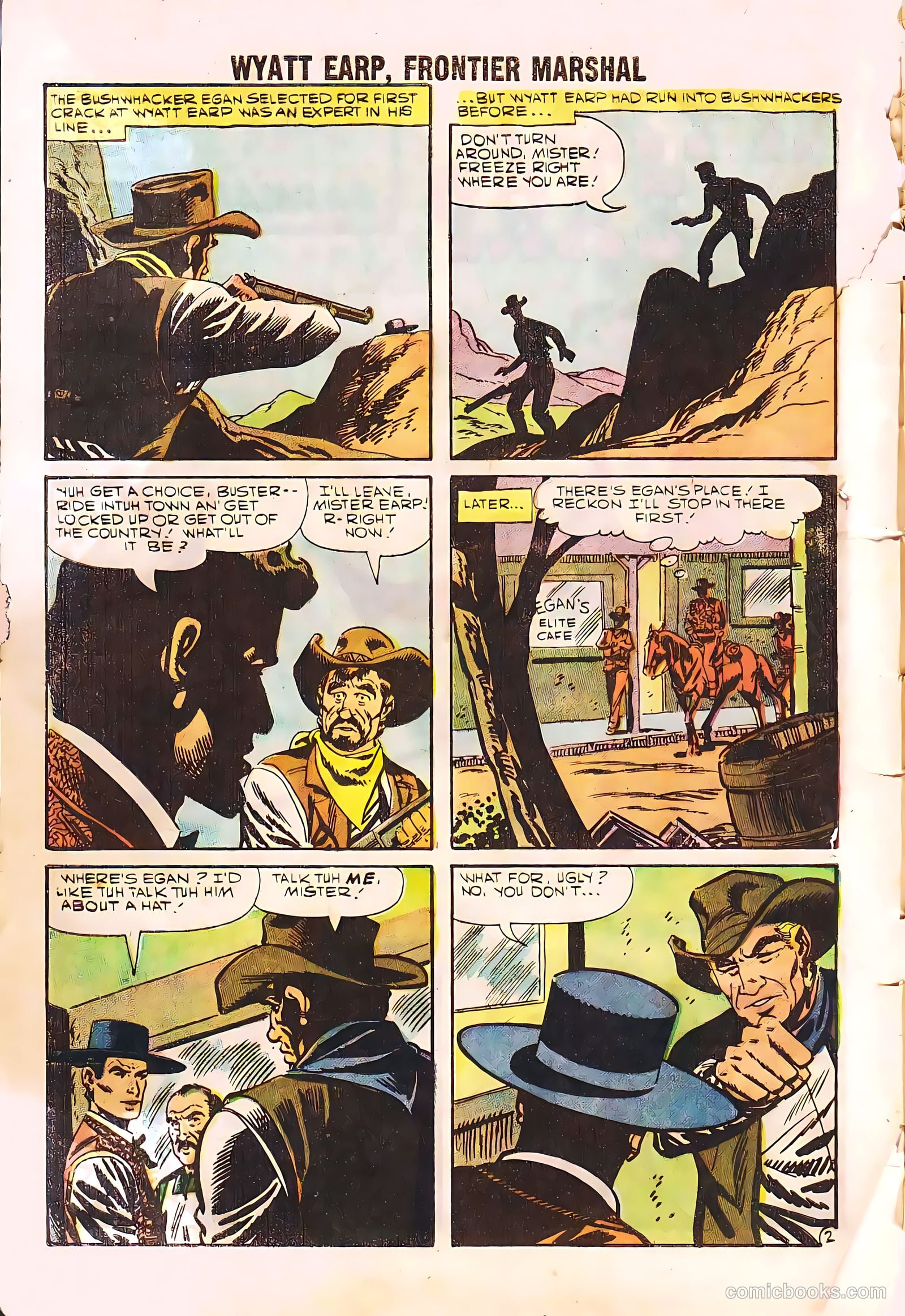 Wyatt Earp, Frontier Marshal #23 (1959) — page 4 of 36