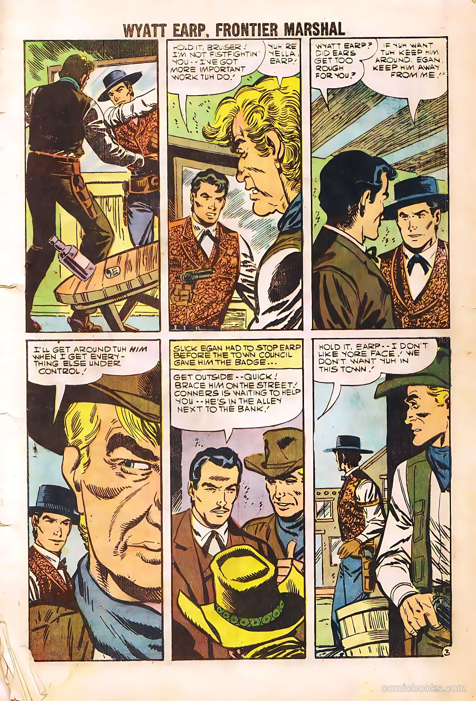 Wyatt Earp, Frontier Marshal #23 (1959) — page 5 of 36
