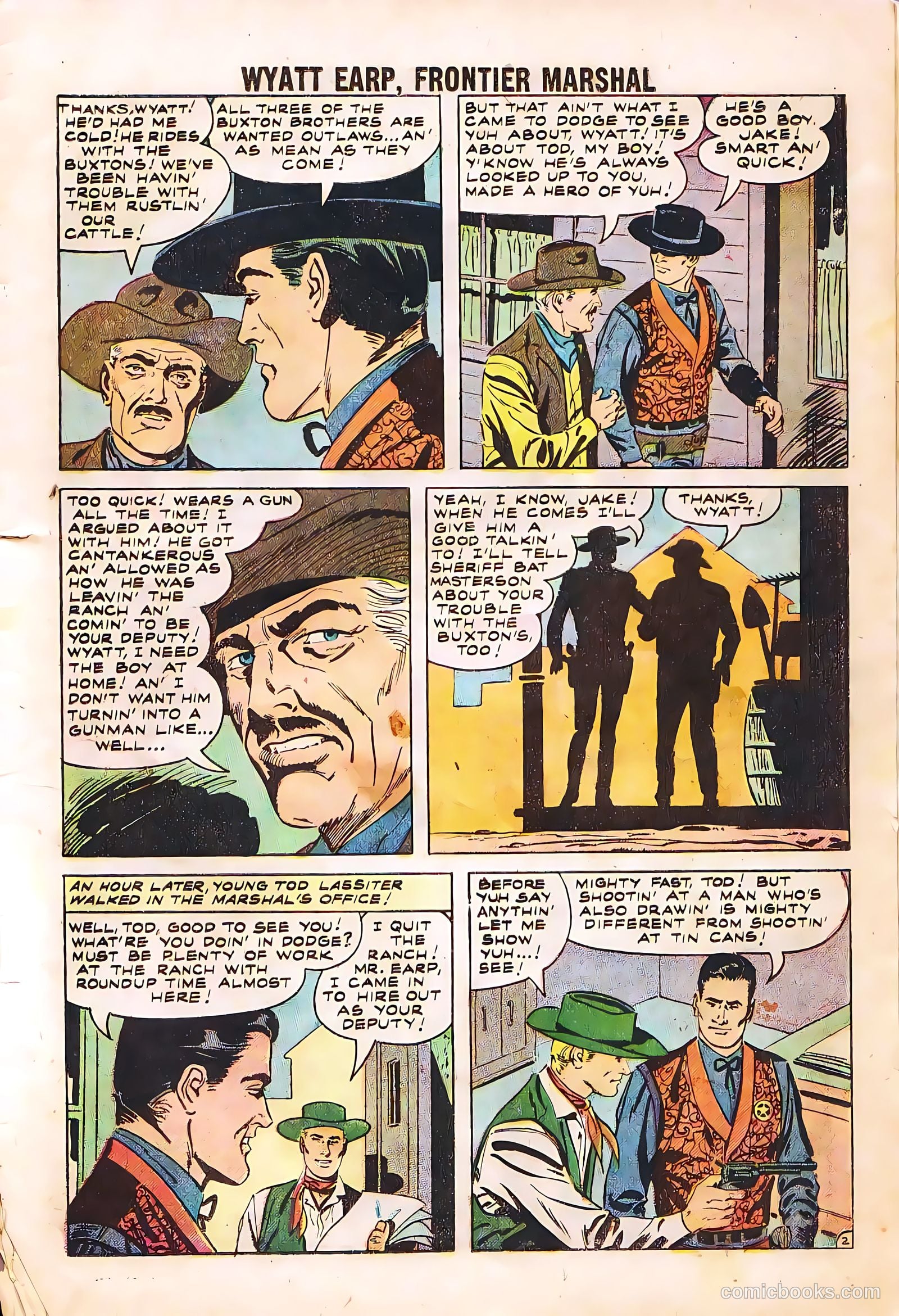 Wyatt Earp, Frontier Marshal #23 (1959) — page 11 of 36