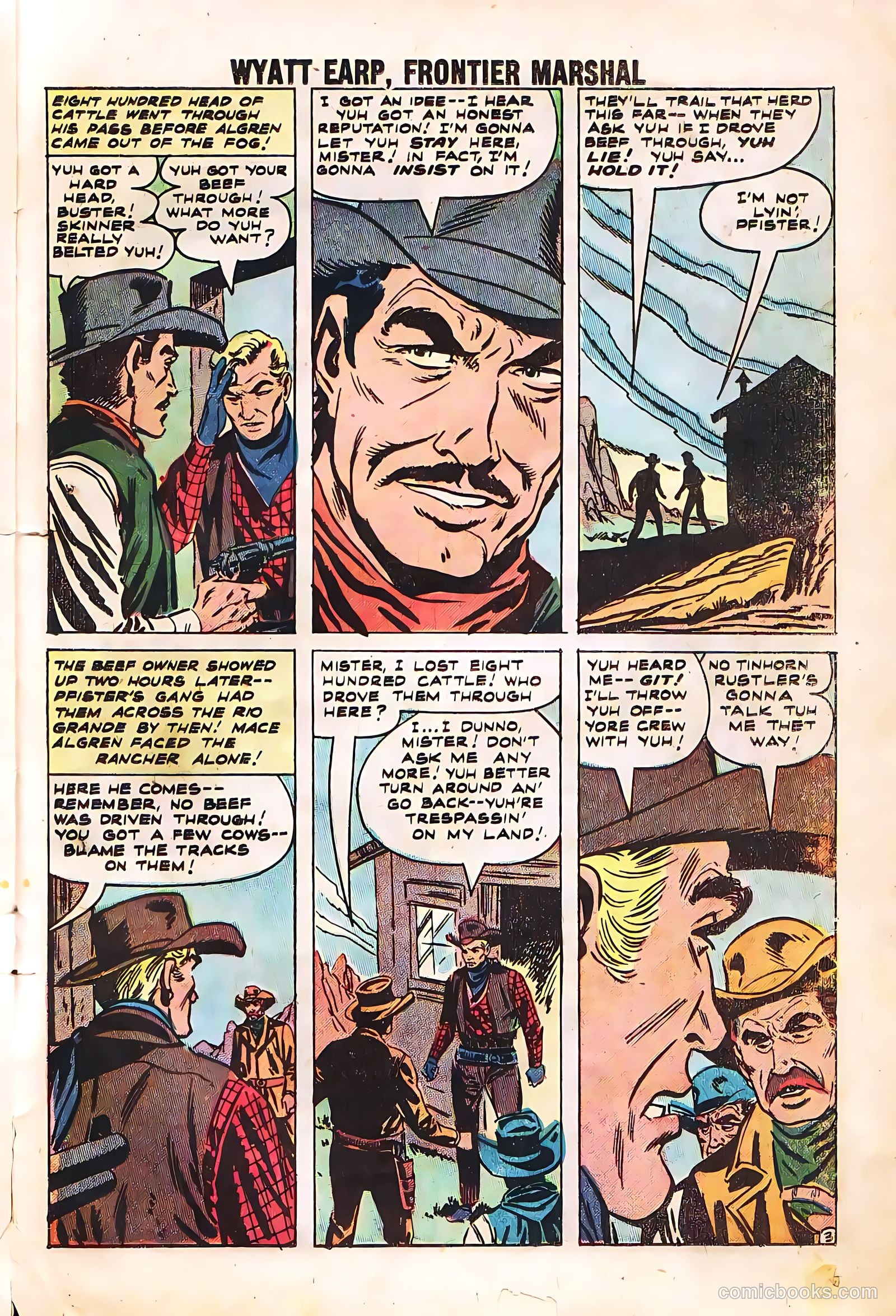 Wyatt Earp, Frontier Marshal #23 (1959) — page 23 of 36