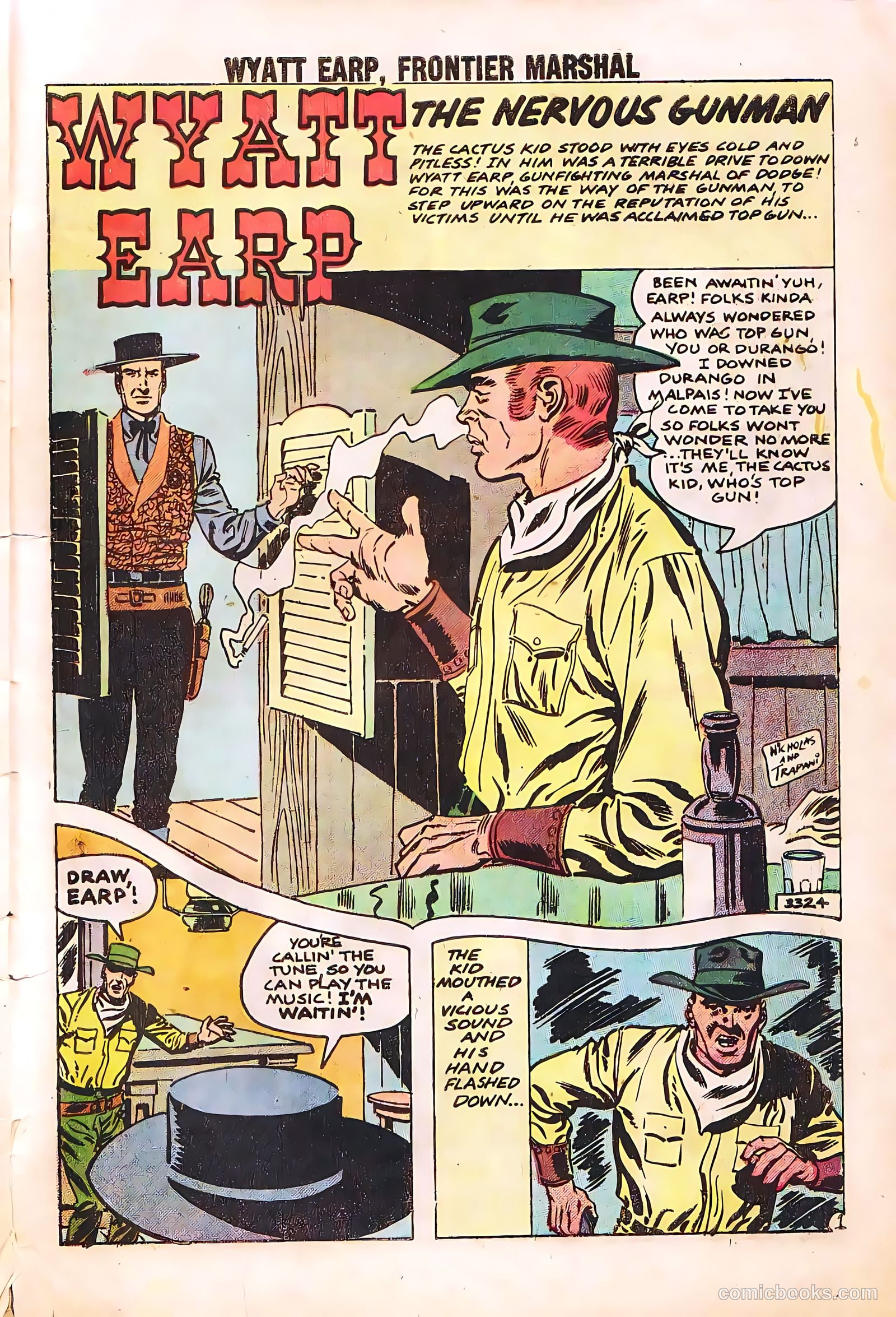 Wyatt Earp, Frontier Marshal #23 (1959) — page 27 of 36