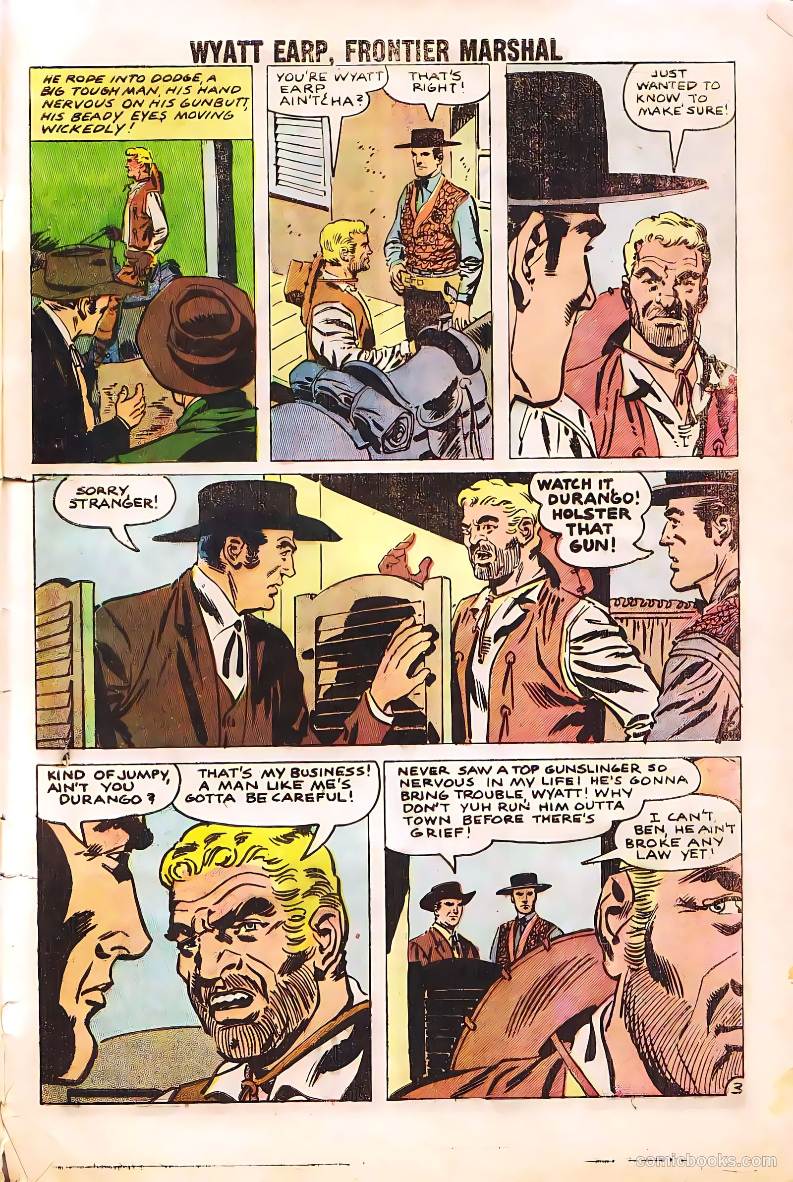 Wyatt Earp, Frontier Marshal #23 (1959) — page 29 of 36