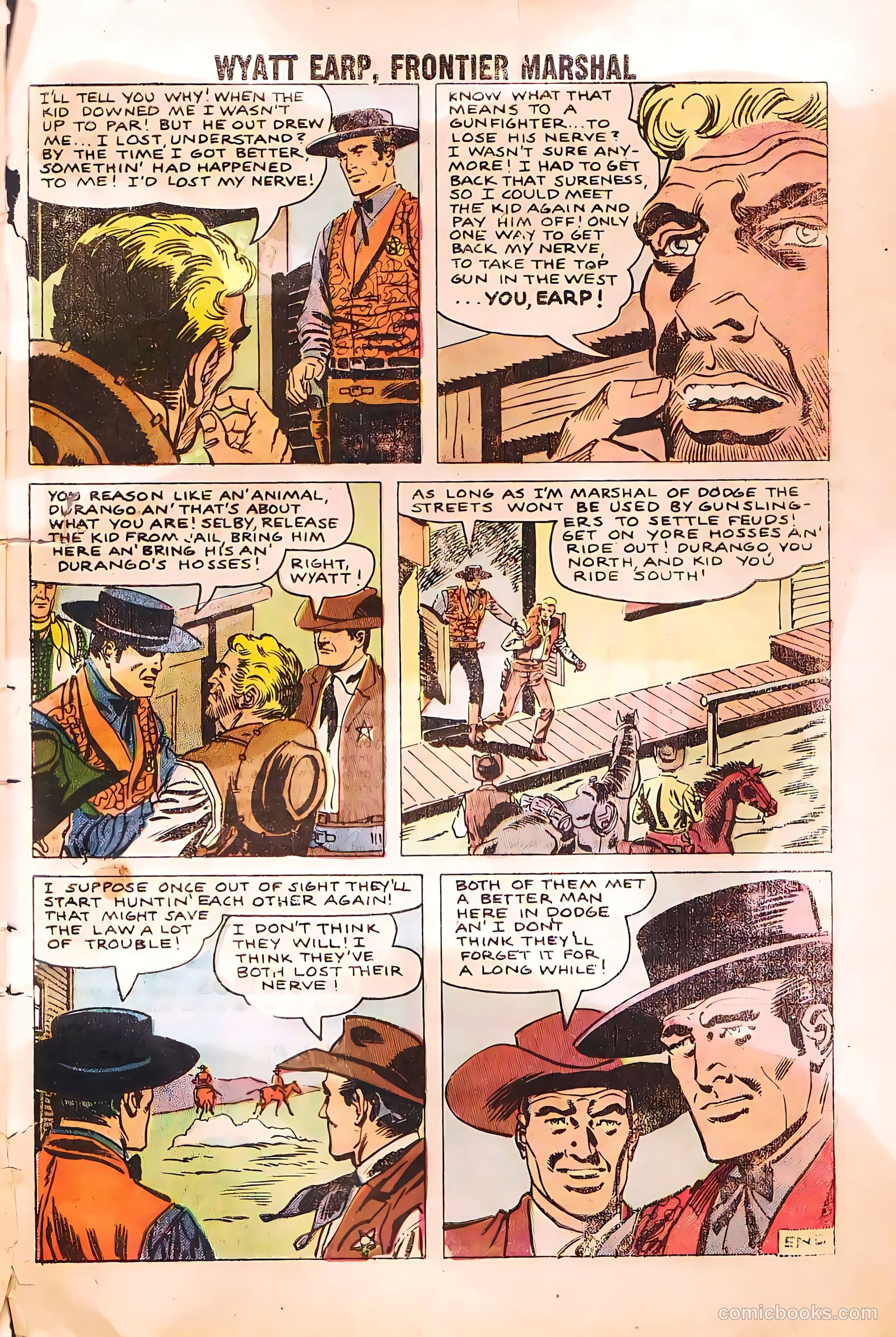 Wyatt Earp, Frontier Marshal #23 (1959) — page 33 of 36
