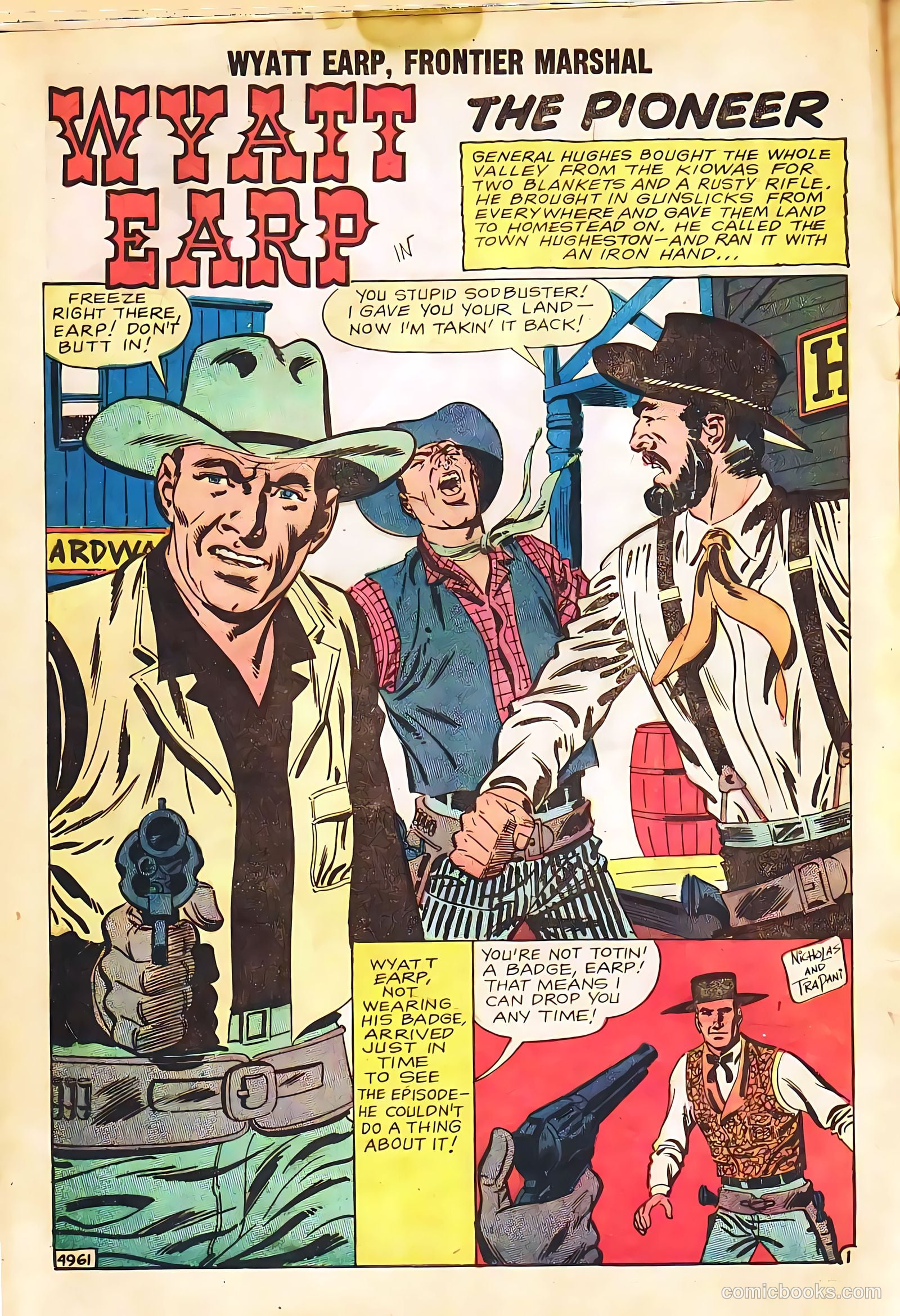 Wyatt Earp, Frontier Marshal #24 (1959) — page 4 of 36