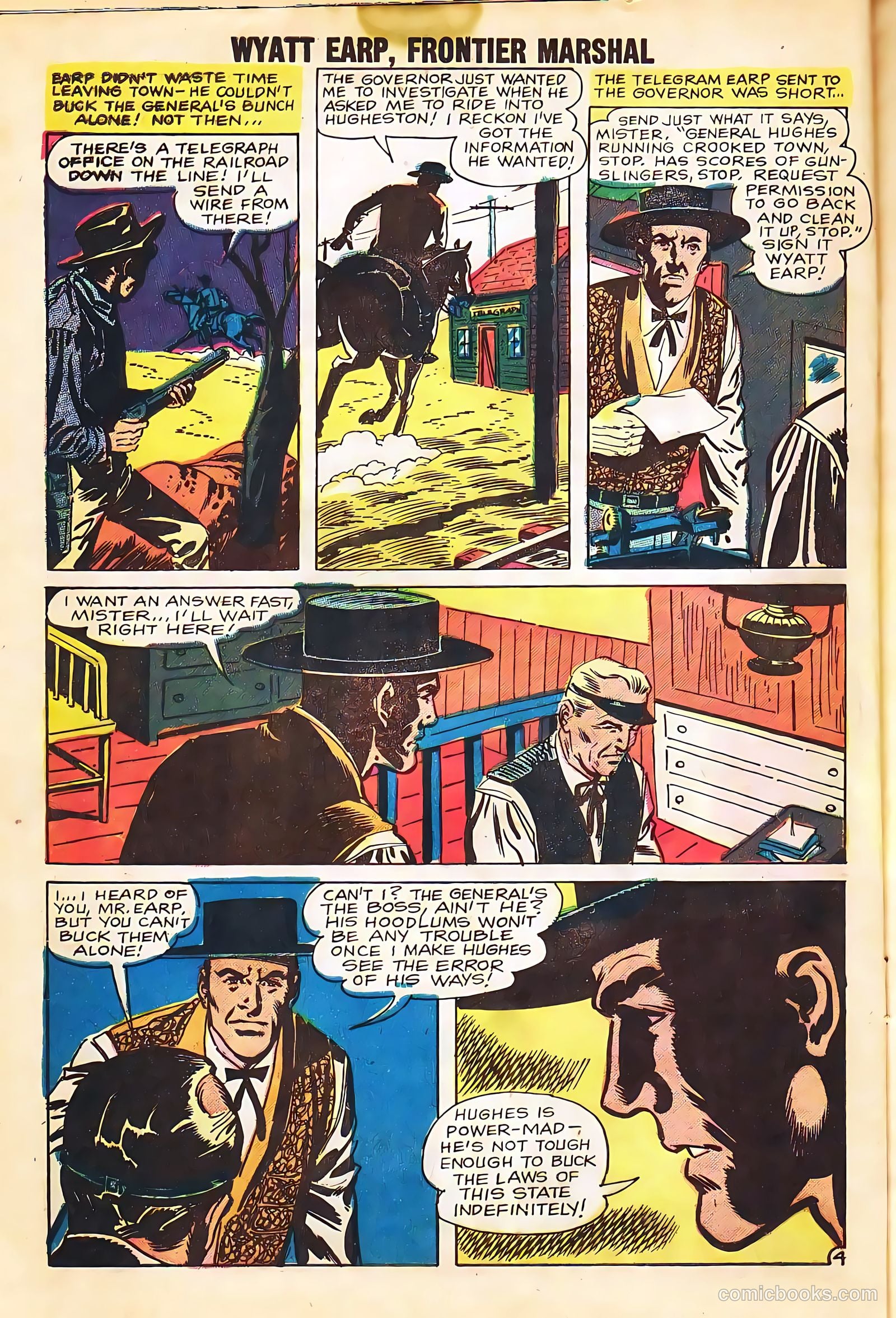 Wyatt Earp, Frontier Marshal #24 (1959) — page 8 of 36