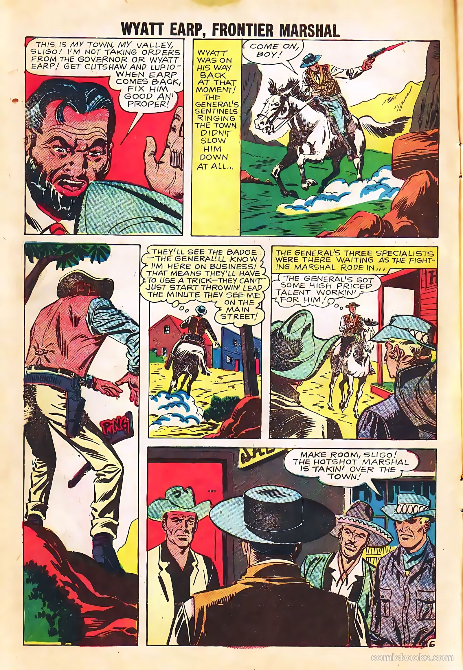 Wyatt Earp, Frontier Marshal #24 (1959) — page 10 of 36