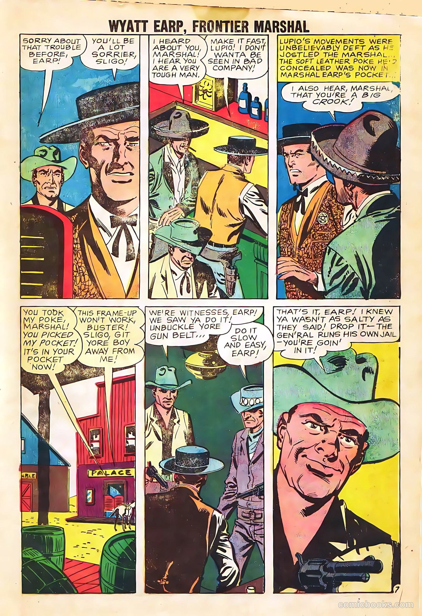 Wyatt Earp, Frontier Marshal #24 (1959) — page 11 of 36