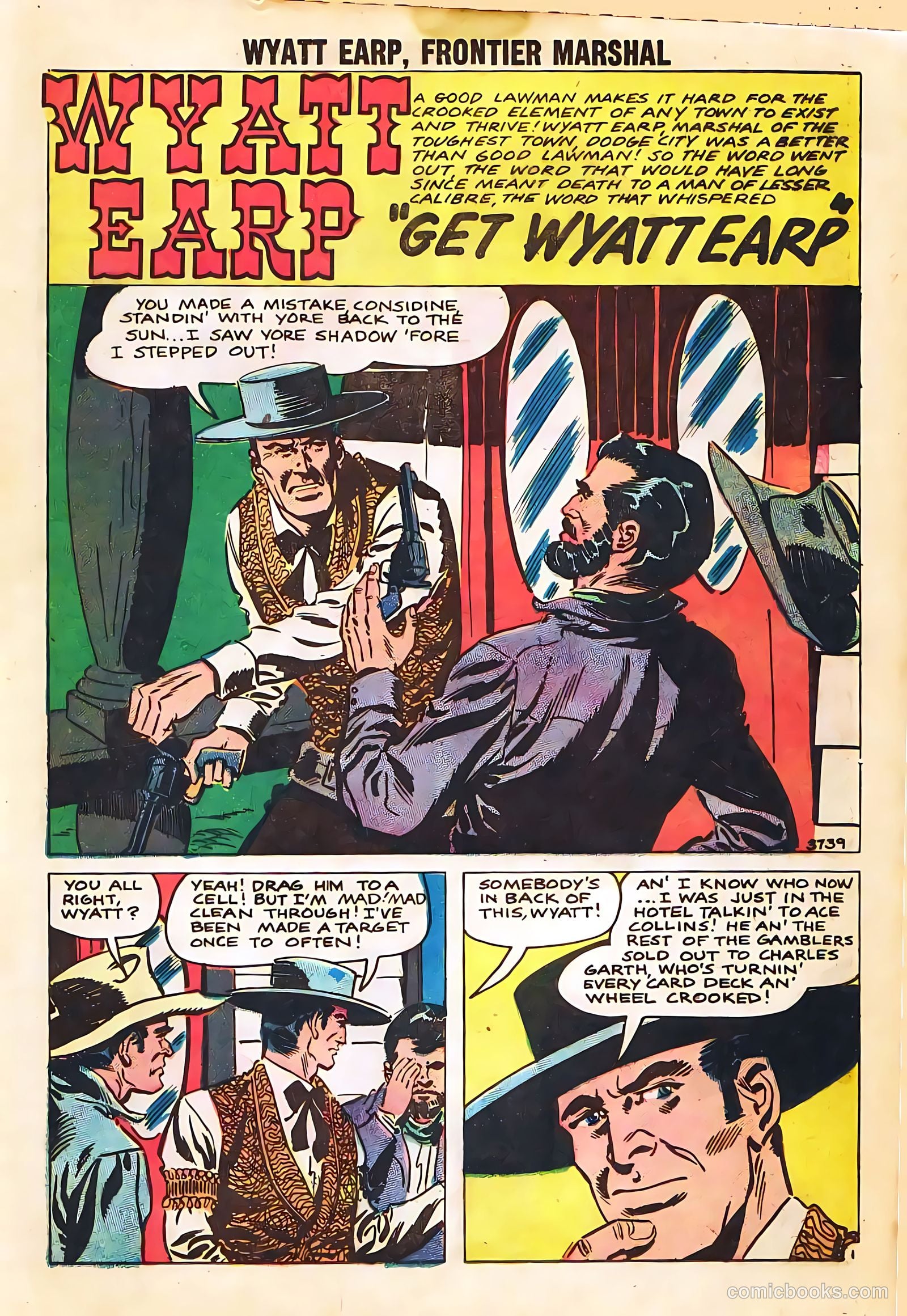 Wyatt Earp, Frontier Marshal #24 (1959) — page 17 of 36
