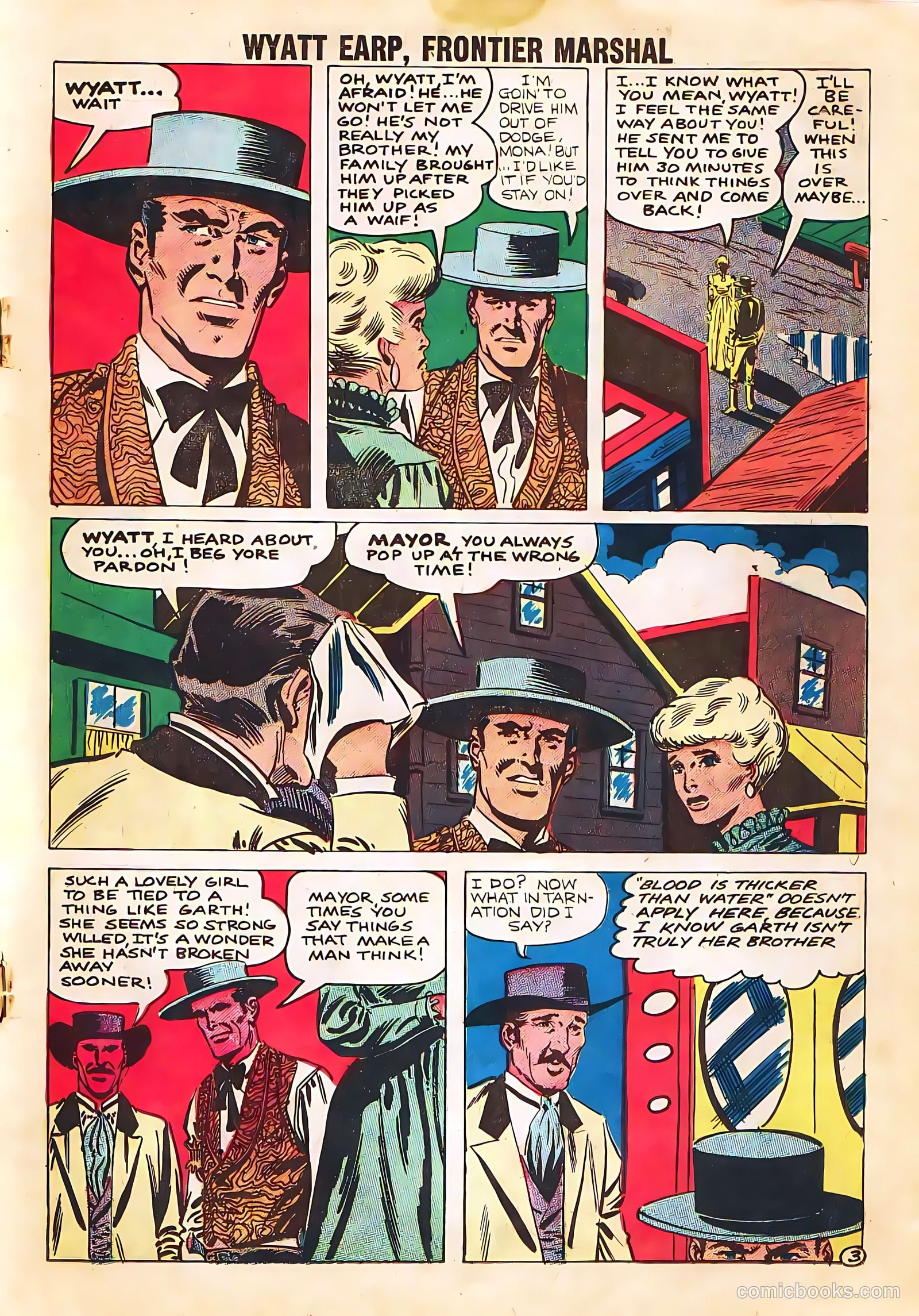 Wyatt Earp, Frontier Marshal #24 (1959) — page 19 of 36