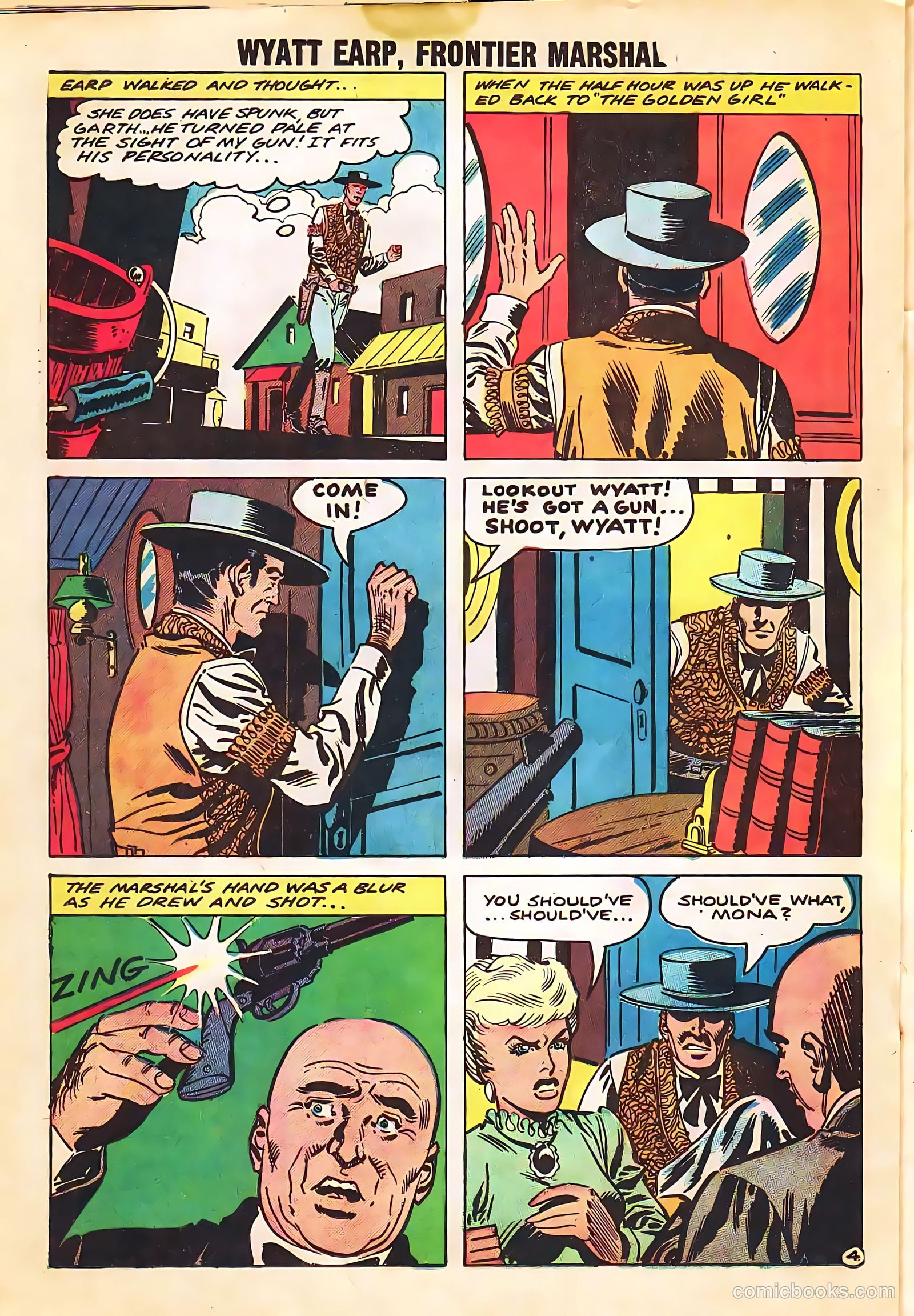 Wyatt Earp, Frontier Marshal #24 (1959) — page 20 of 36