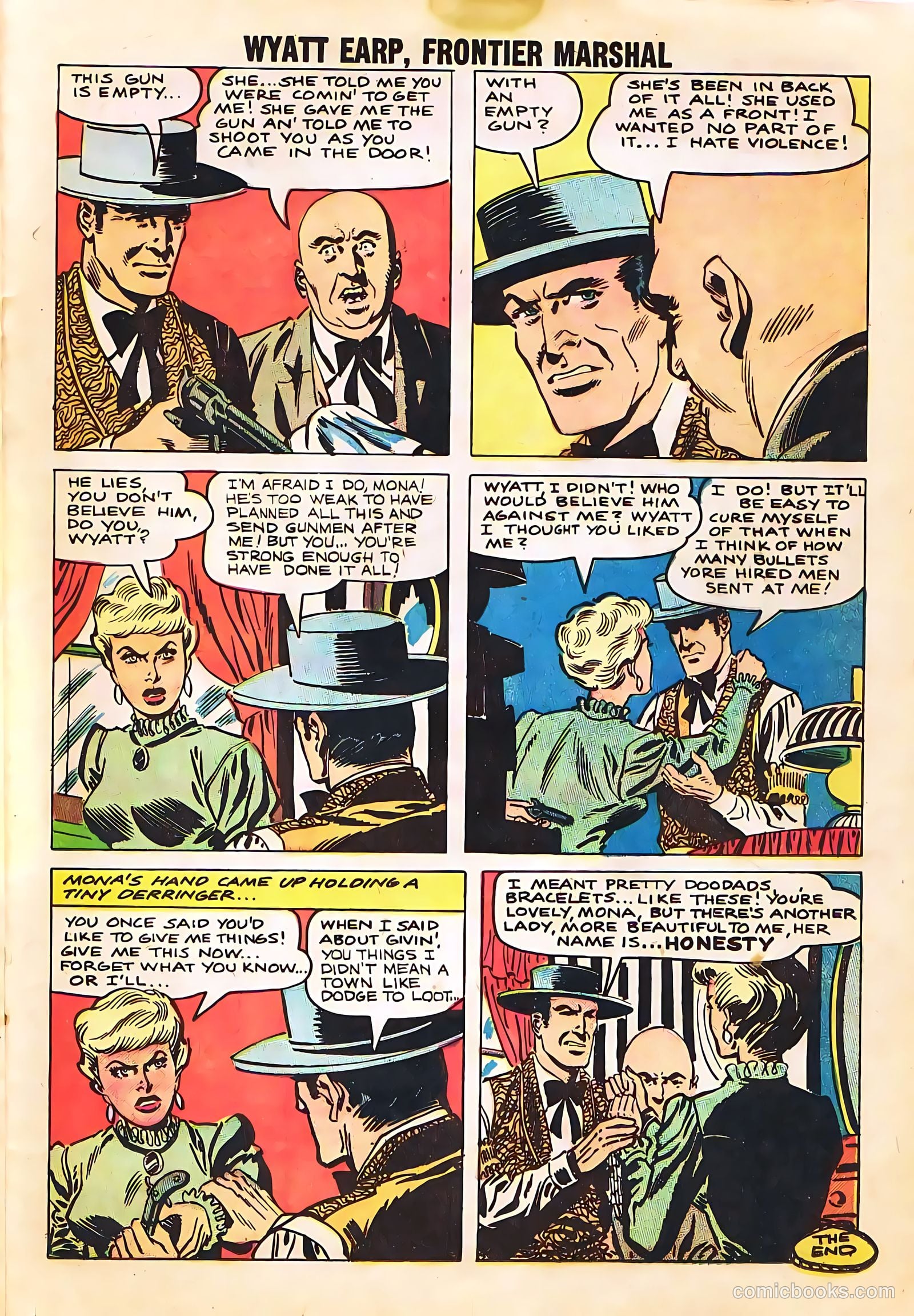 Wyatt Earp, Frontier Marshal #24 (1959) — page 21 of 36