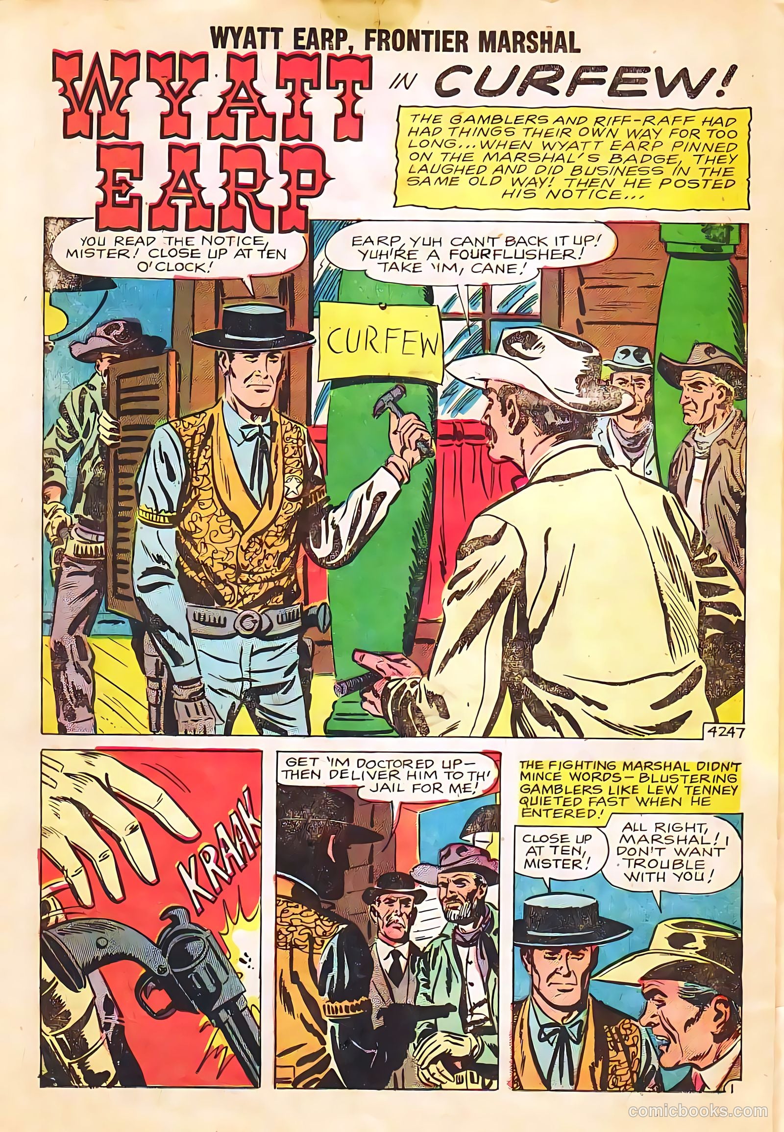 Wyatt Earp, Frontier Marshal #24 (1959) — page 26 of 36