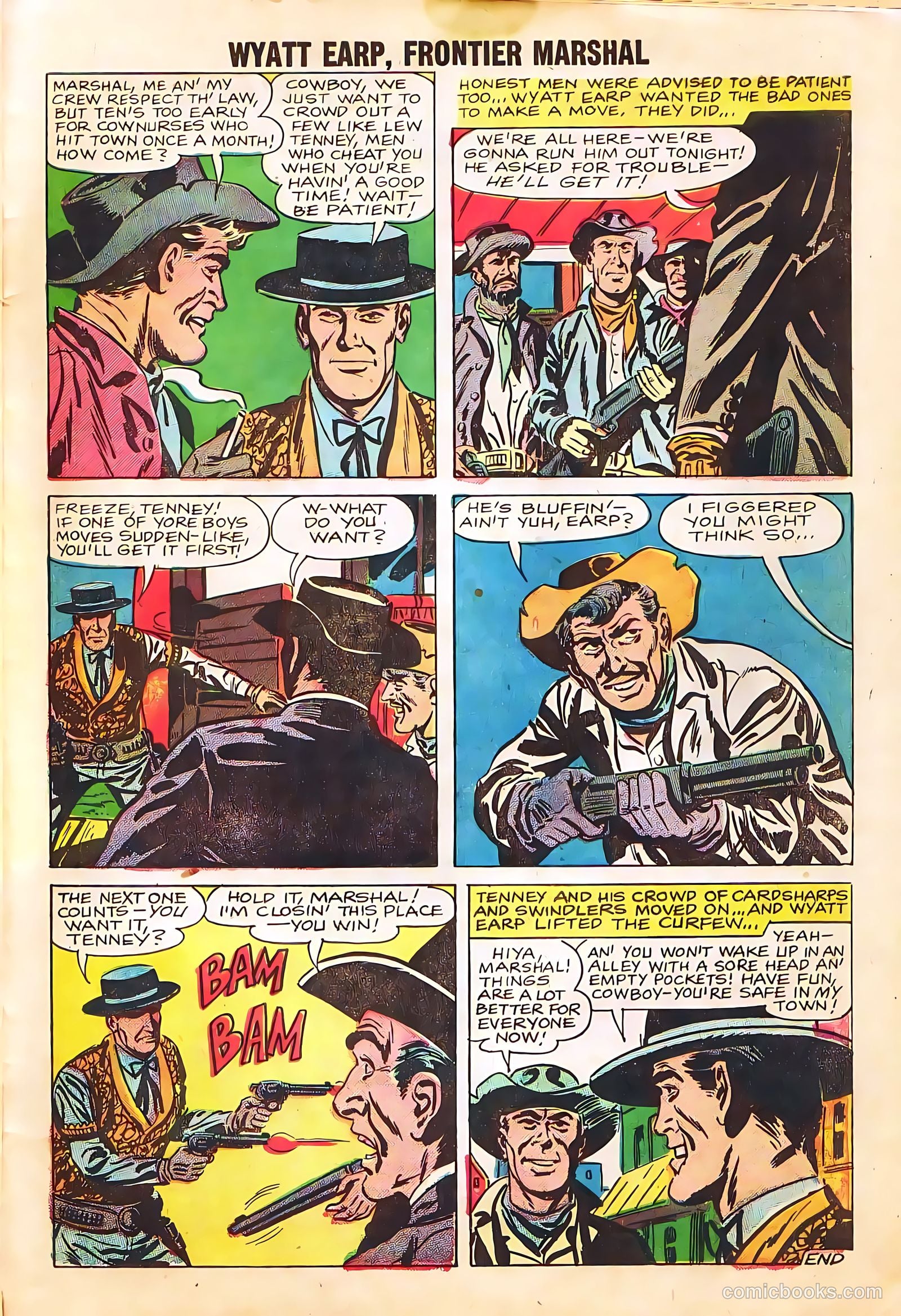 Wyatt Earp, Frontier Marshal #24 (1959) — page 27 of 36