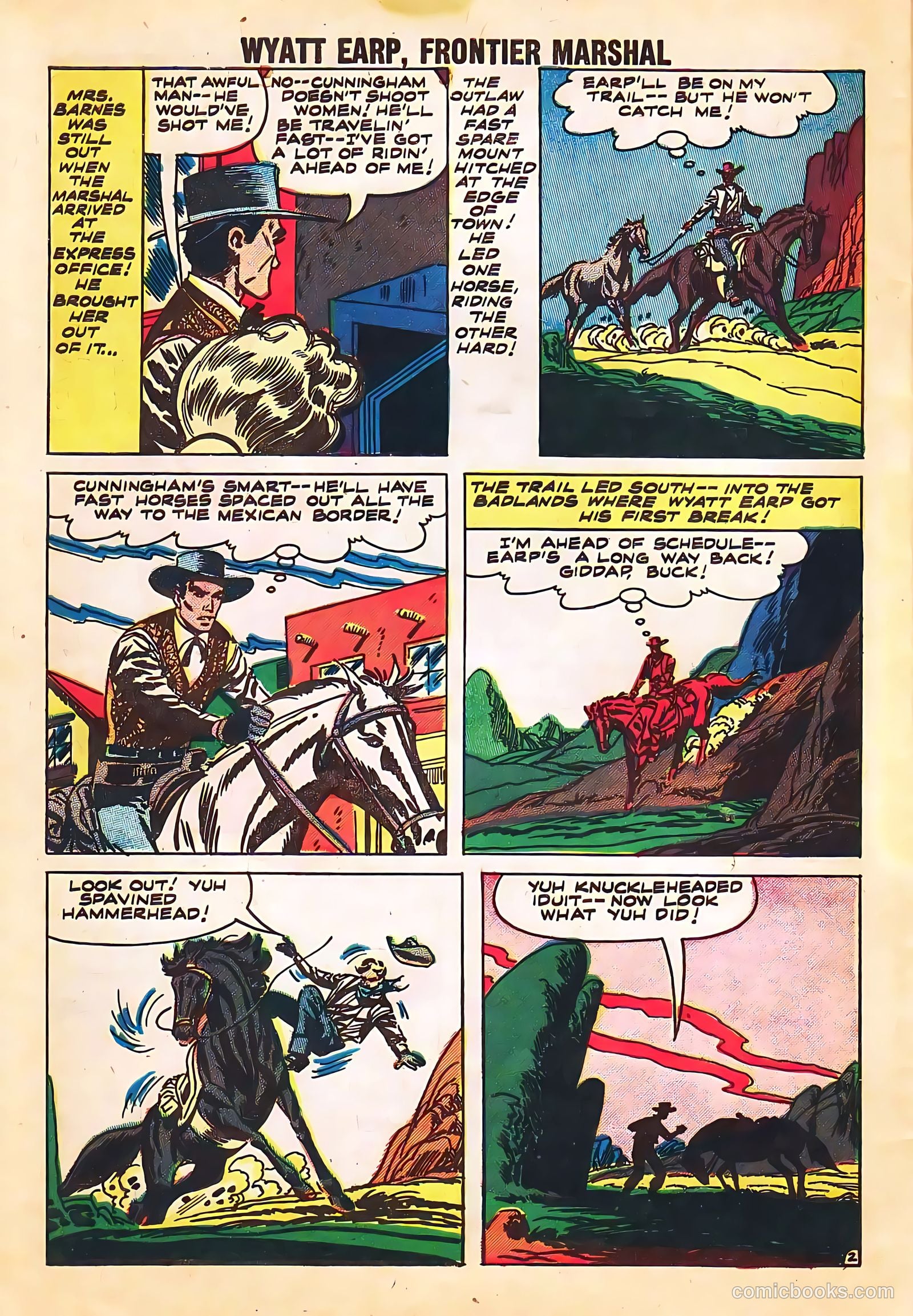 Wyatt Earp, Frontier Marshal #24 (1959) — page 30 of 36