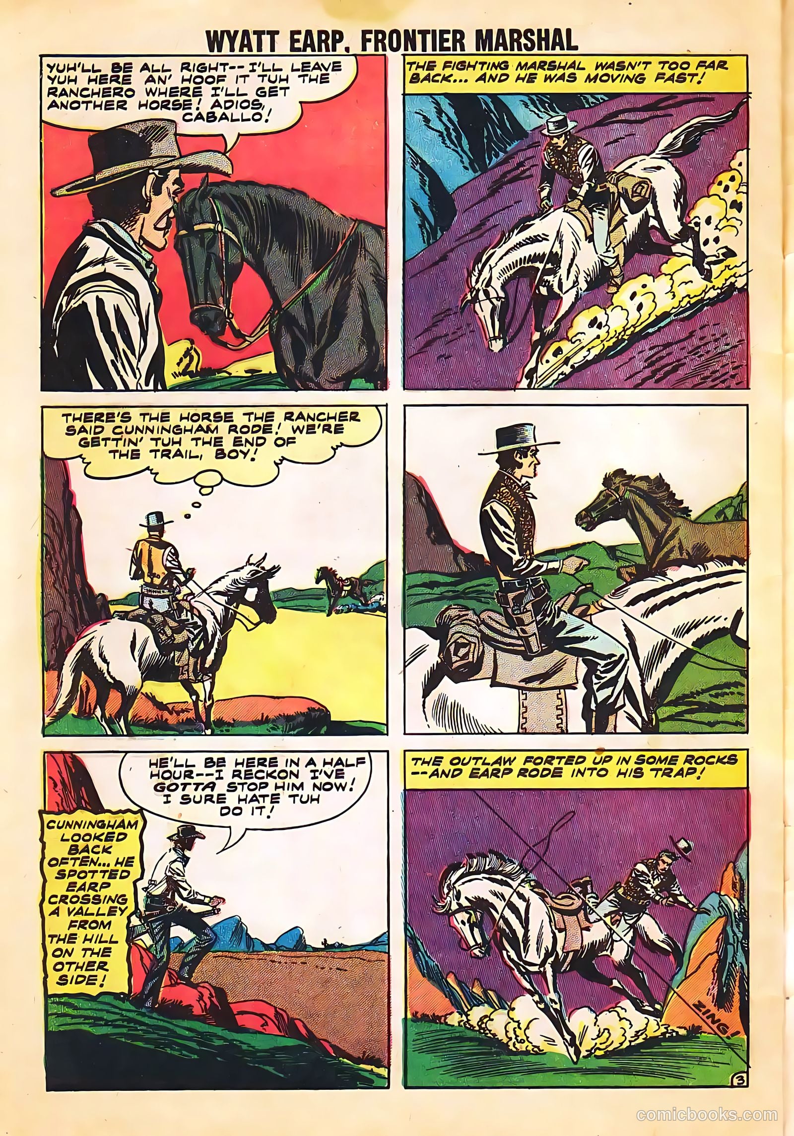 Wyatt Earp, Frontier Marshal #24 (1959) — page 32 of 36
