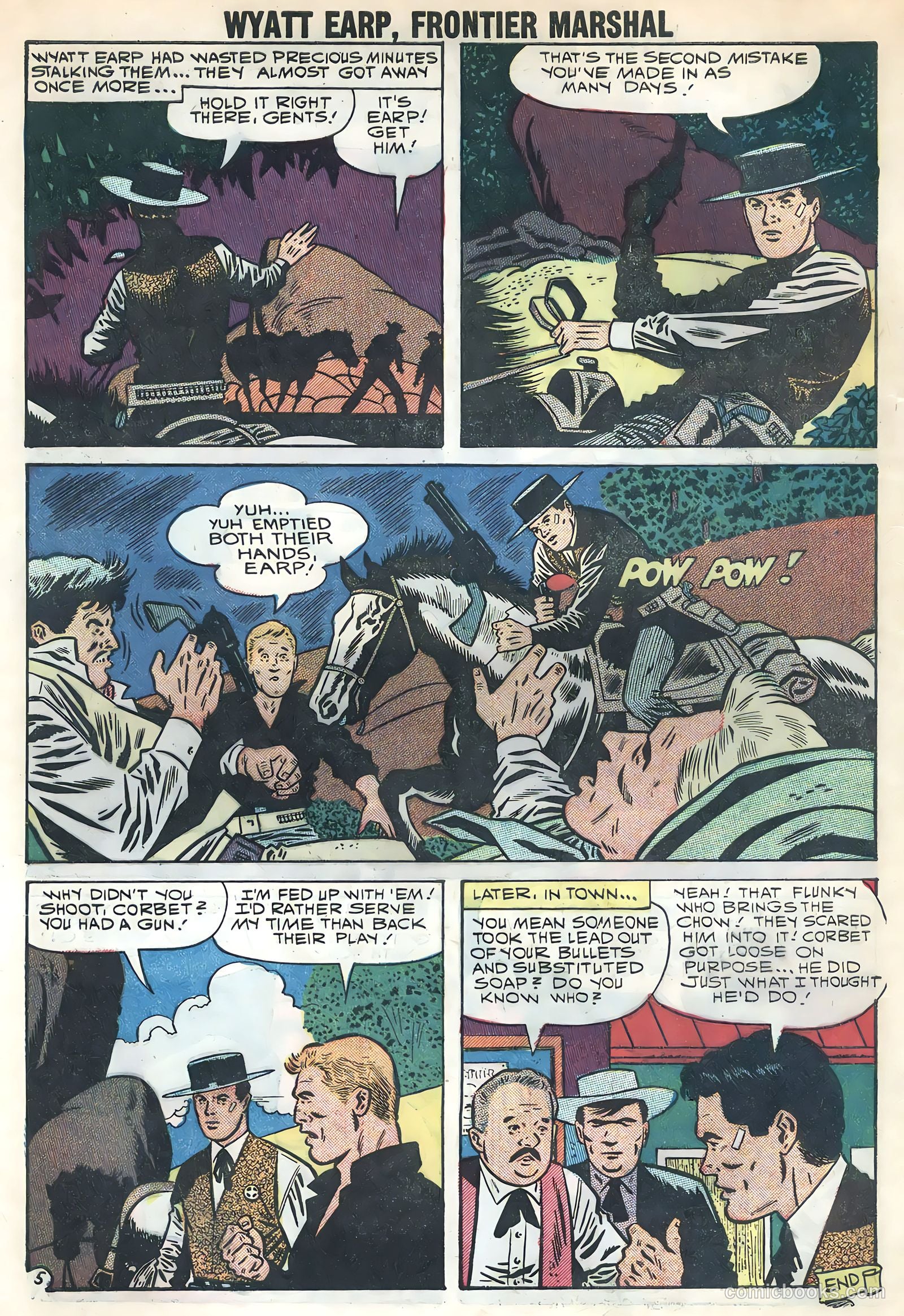 Wyatt Earp, Frontier Marshal #25 (1959) — page 8 of 36
