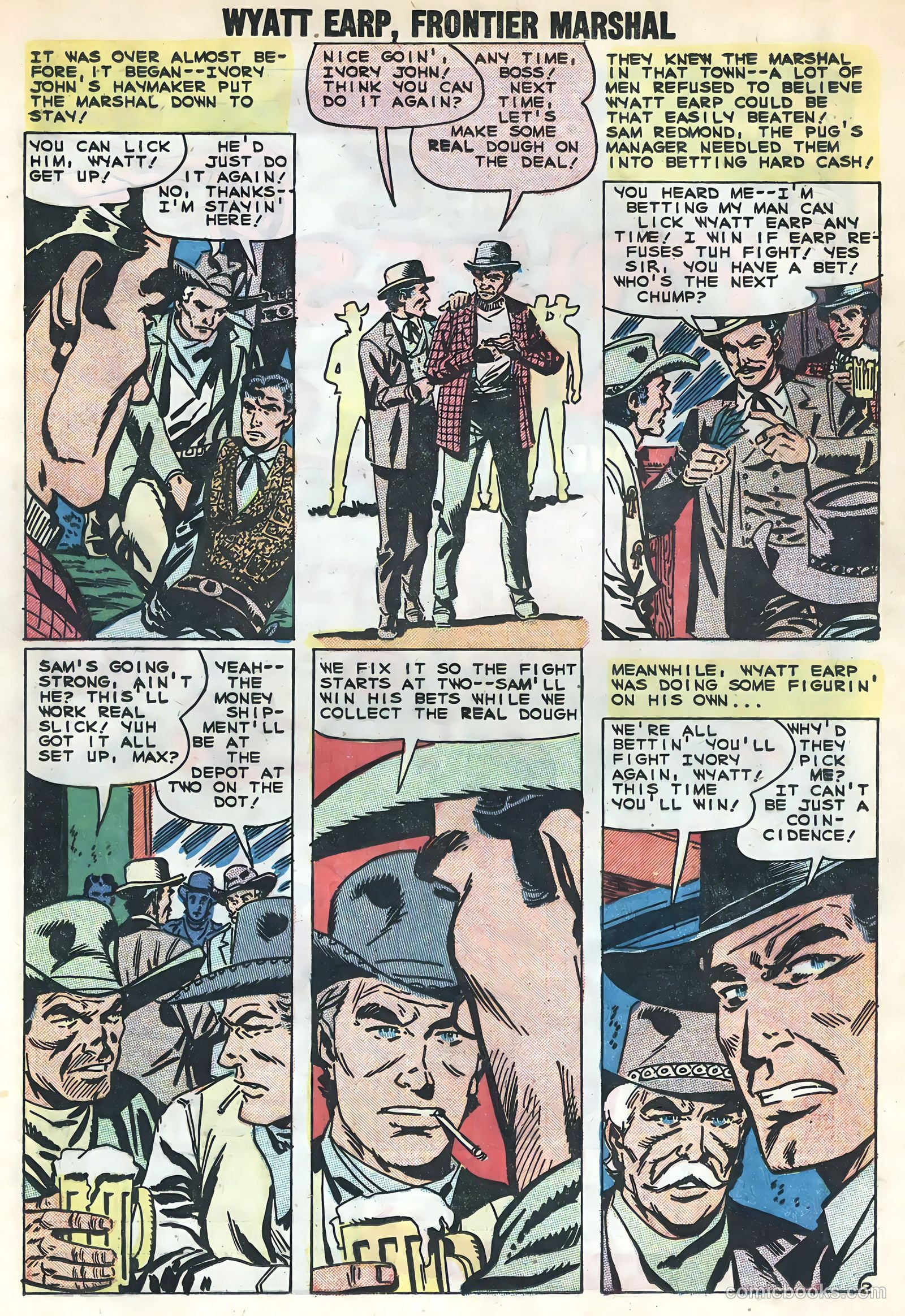 Wyatt Earp, Frontier Marshal #25 (1959) — page 16 of 36