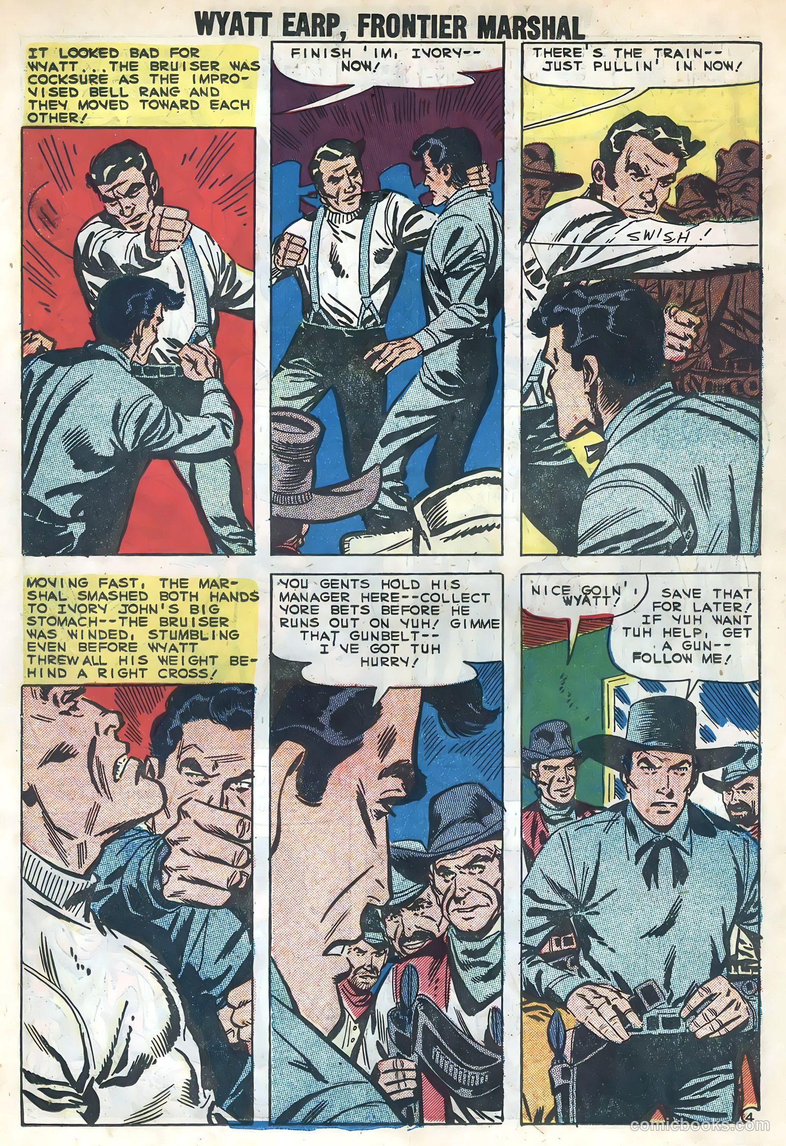 Wyatt Earp, Frontier Marshal #25 (1959) — page 18 of 36
