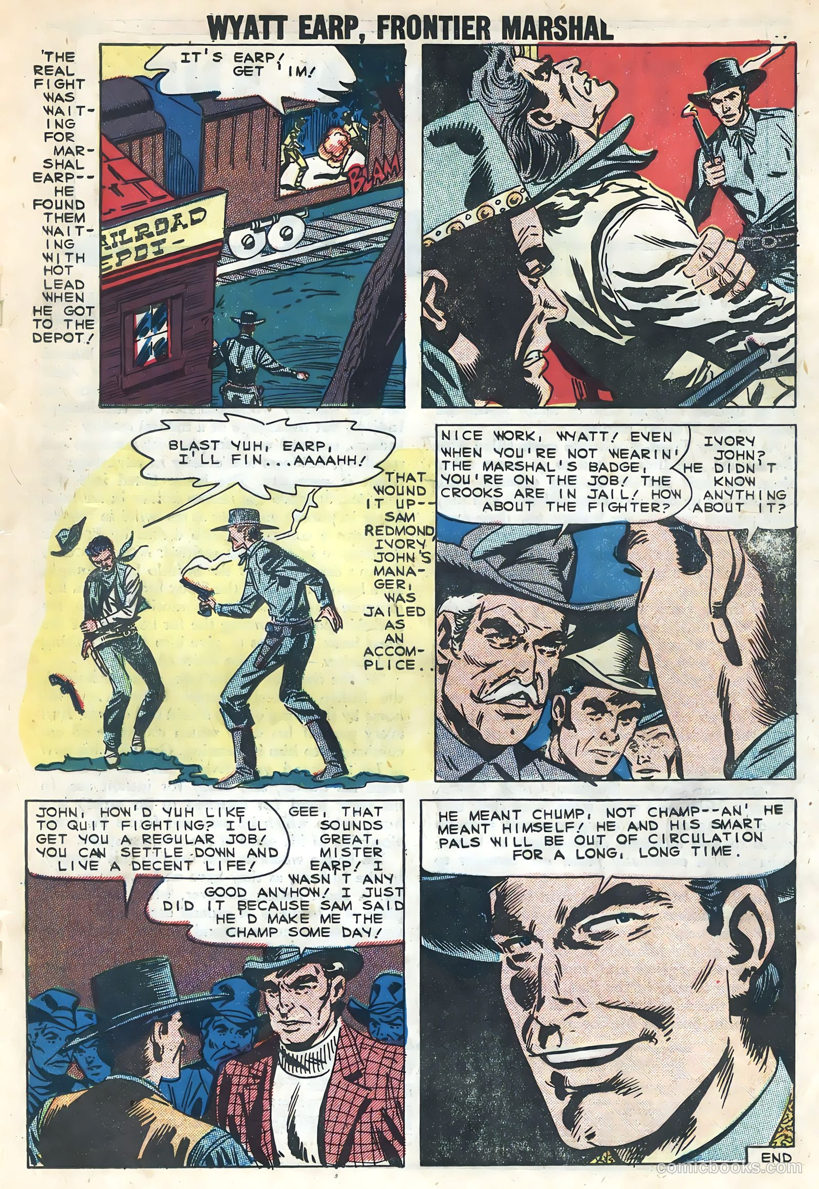 Wyatt Earp, Frontier Marshal #25 (1959) — page 19 of 36