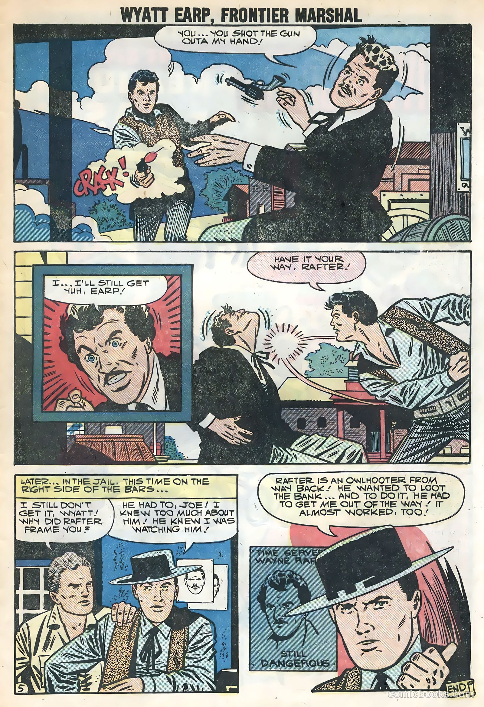 Wyatt Earp, Frontier Marshal #25 (1959) — page 33 of 36