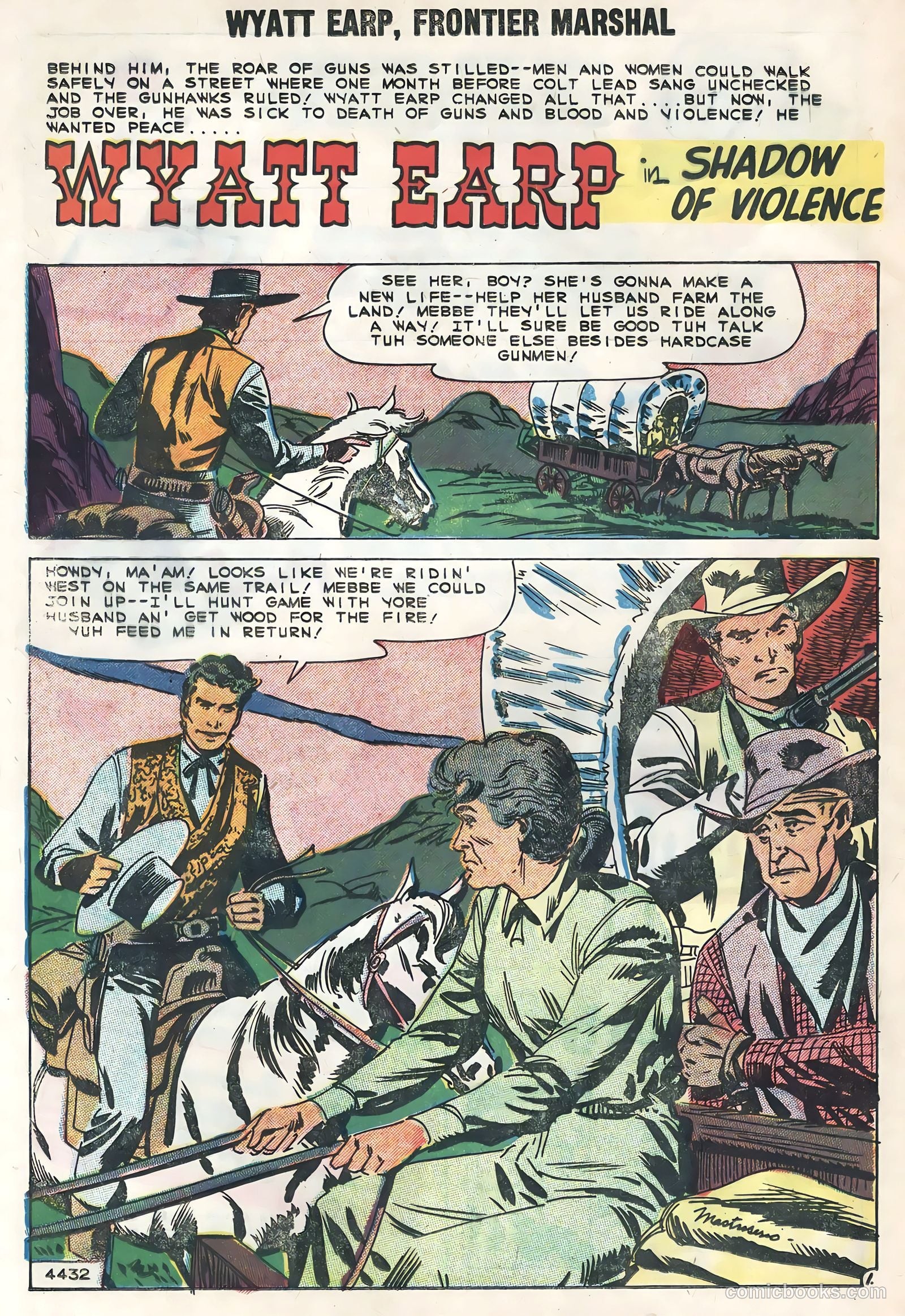 Wyatt Earp, Frontier Marshal #26 (1959) — page 12 of 36