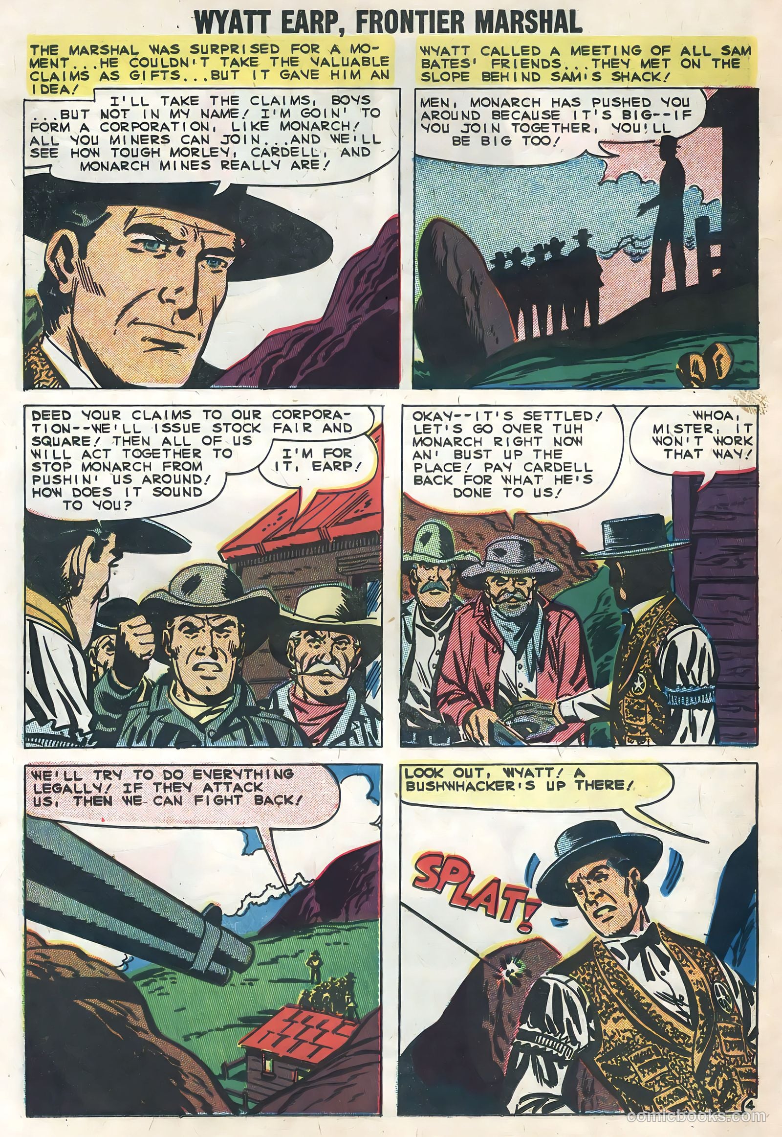 Wyatt Earp, Frontier Marshal #26 (1959) — page 26 of 36