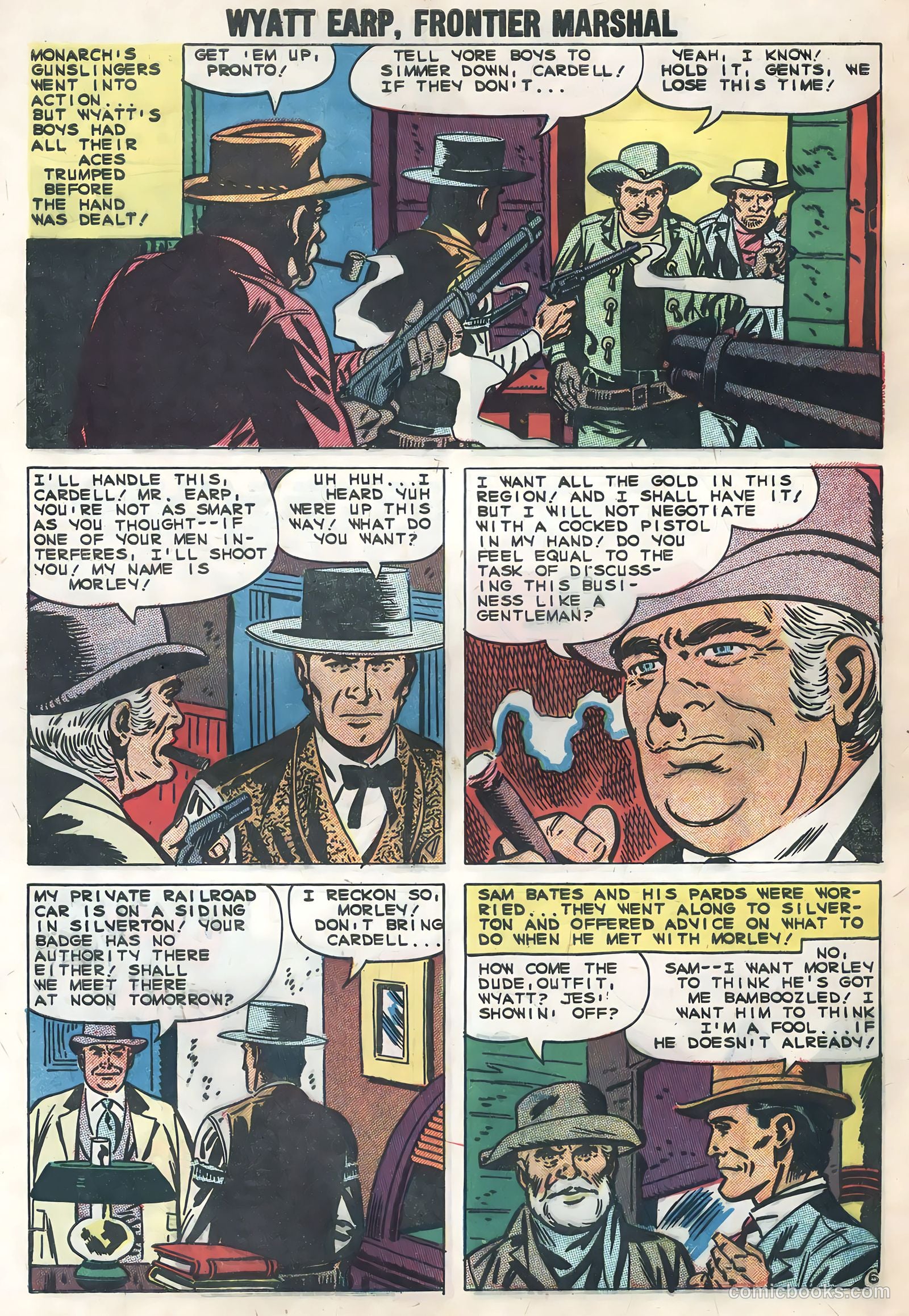 Wyatt Earp, Frontier Marshal #26 (1959) — page 28 of 36