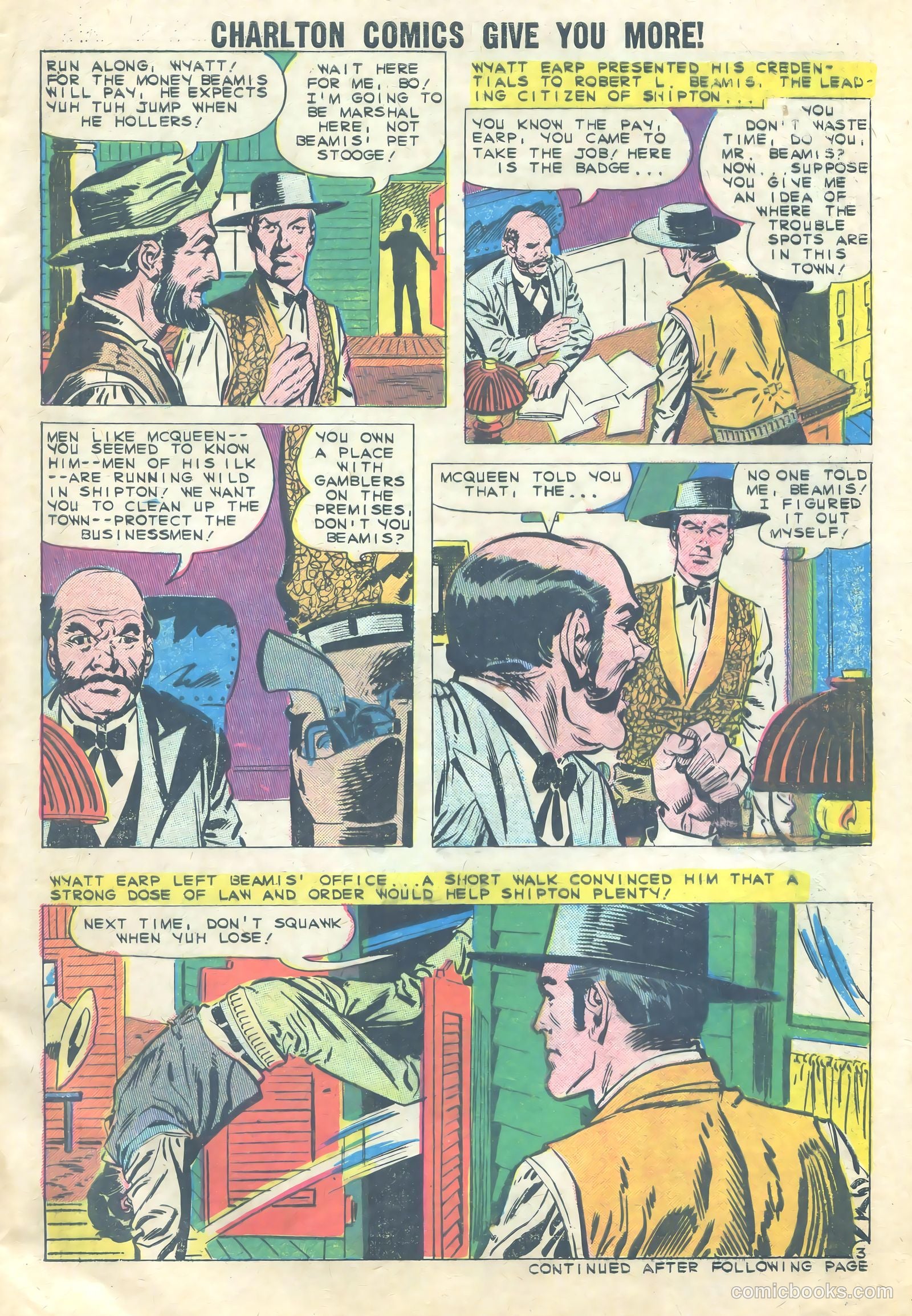 Wyatt Earp, Frontier Marshal #28 (1960) — page 5 of 36