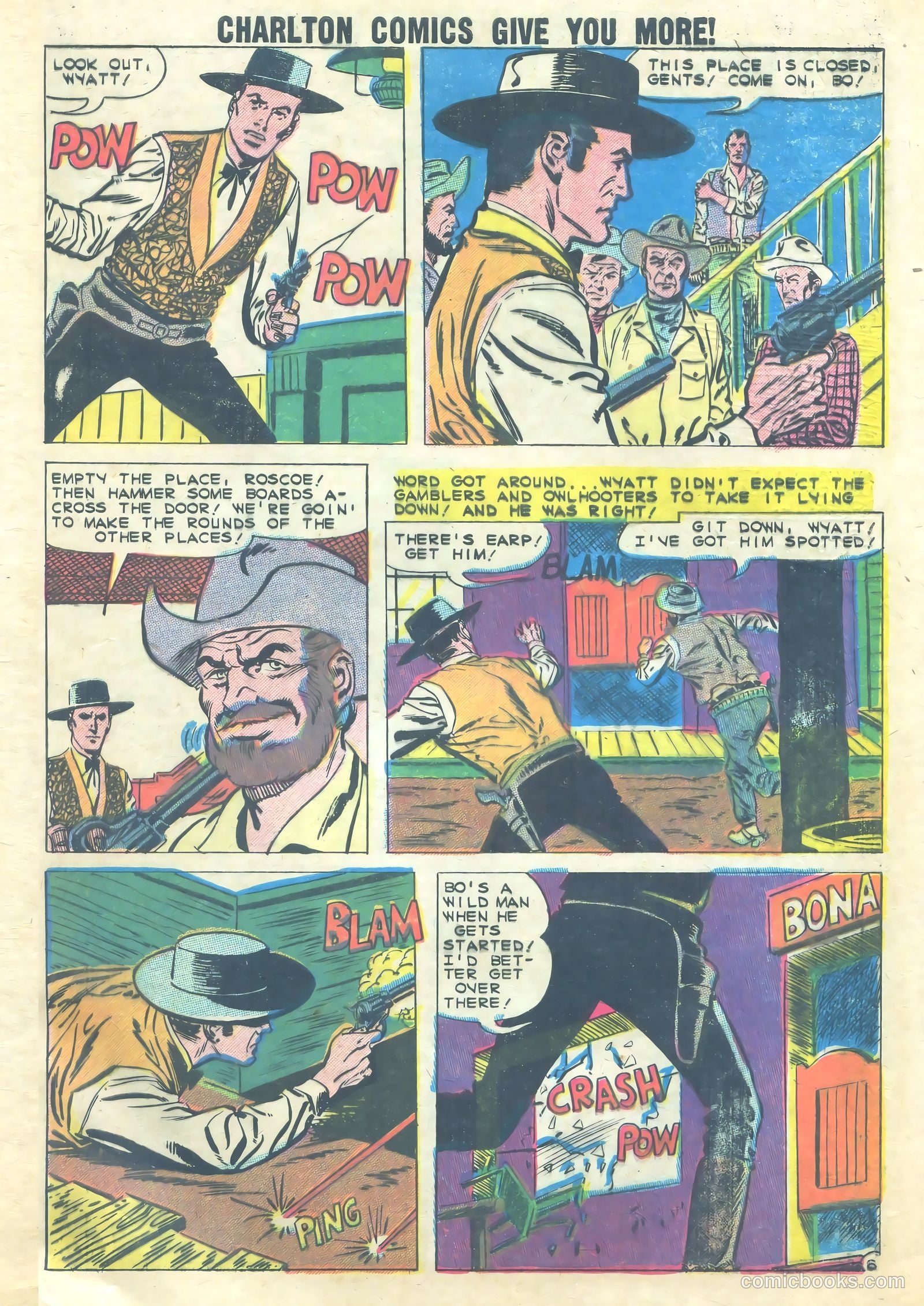 Wyatt Earp, Frontier Marshal #28 (1960) — page 9 of 36