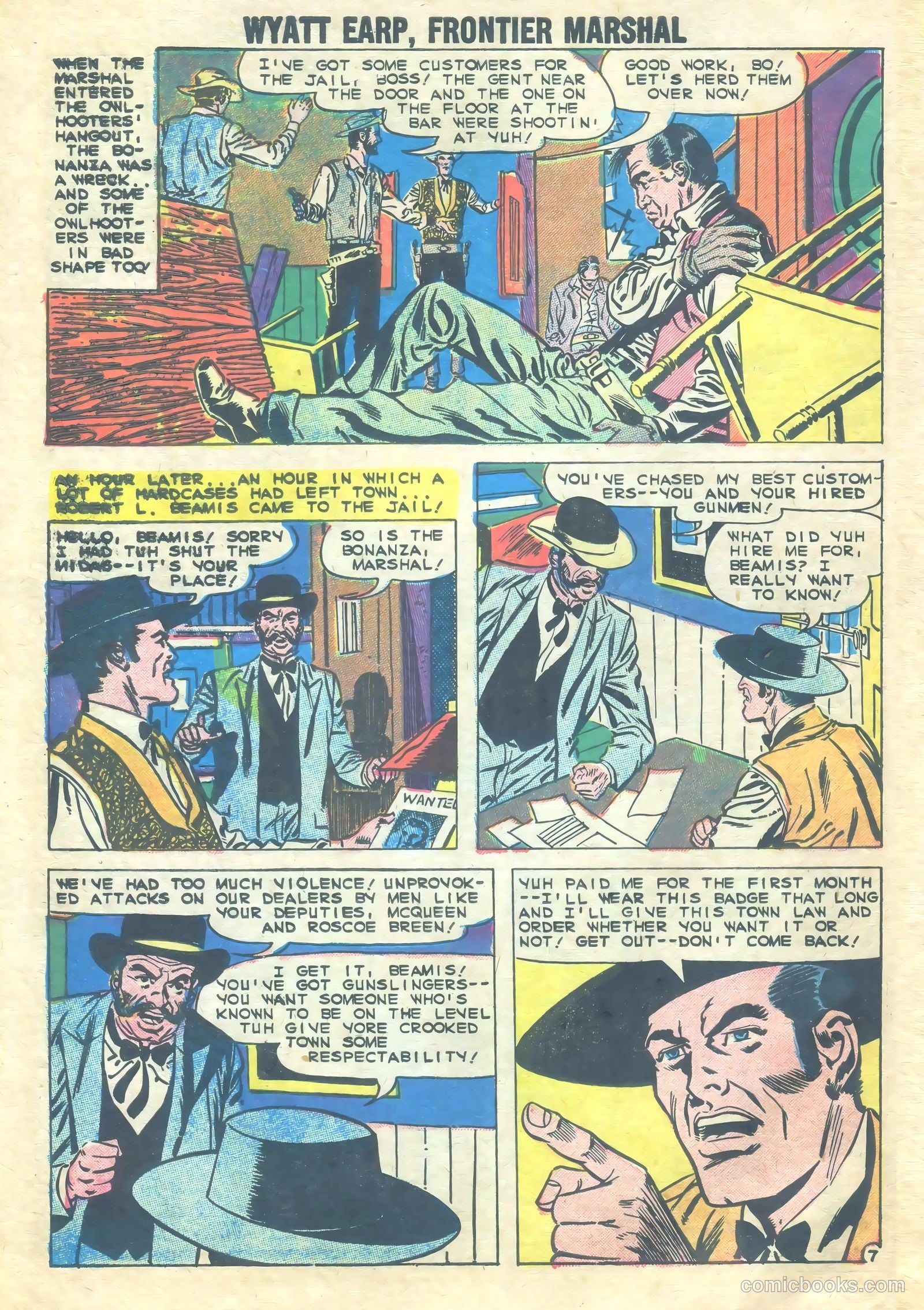 Wyatt Earp, Frontier Marshal #28 (1960) — page 10 of 36