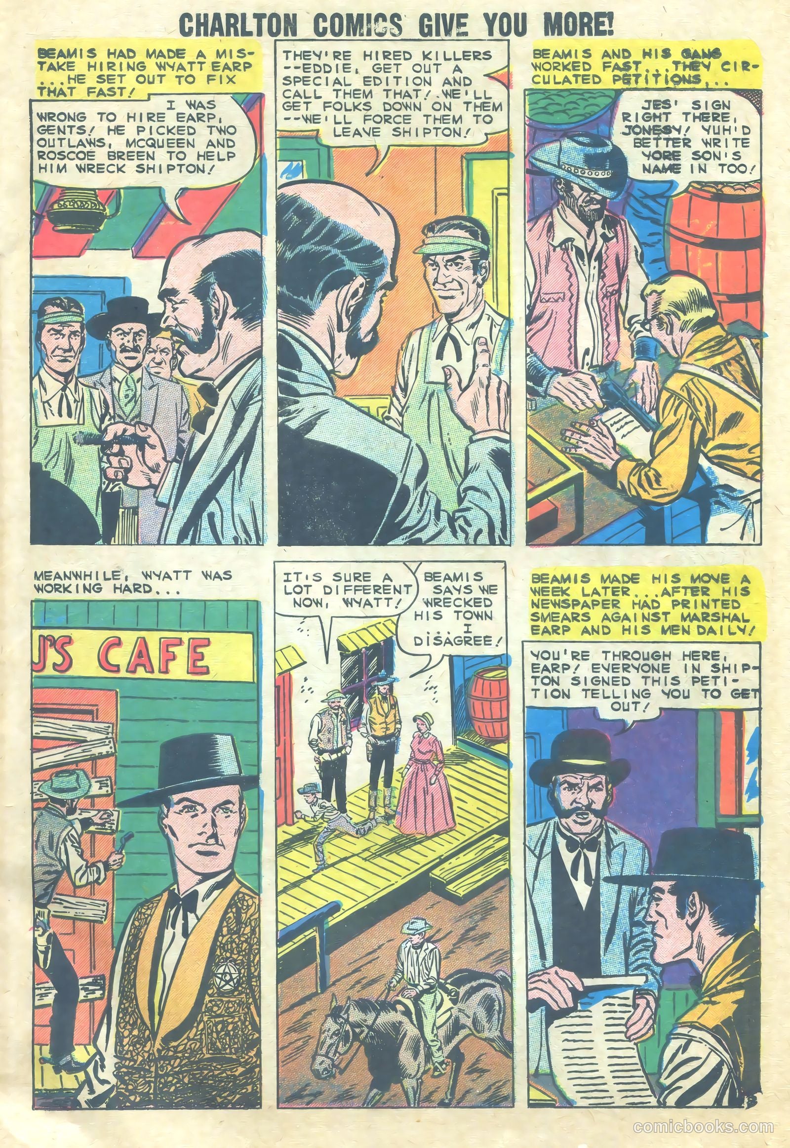 Wyatt Earp, Frontier Marshal #28 (1960) — page 11 of 36