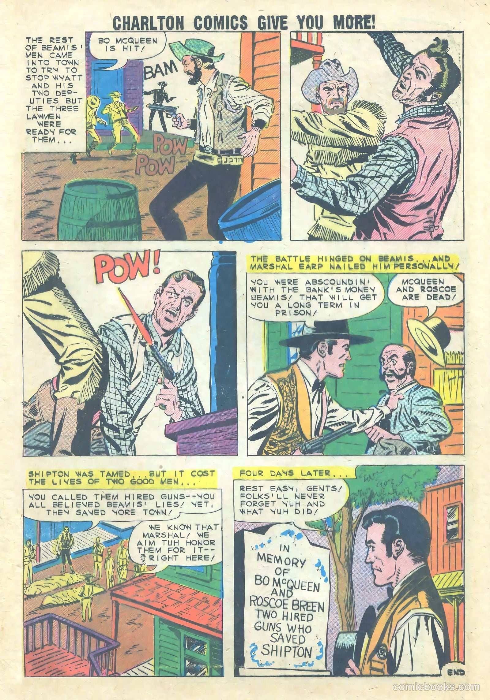 Wyatt Earp, Frontier Marshal #28 (1960) — page 13 of 36