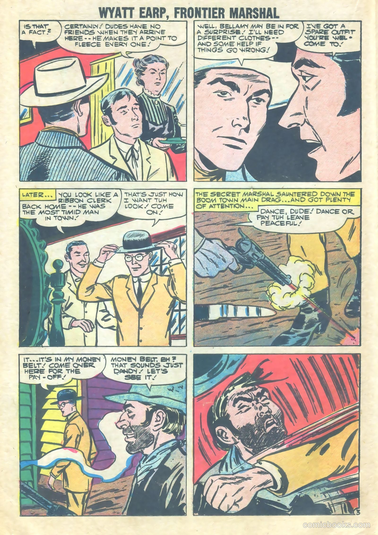 Wyatt Earp, Frontier Marshal #28 (1960) — page 18 of 36