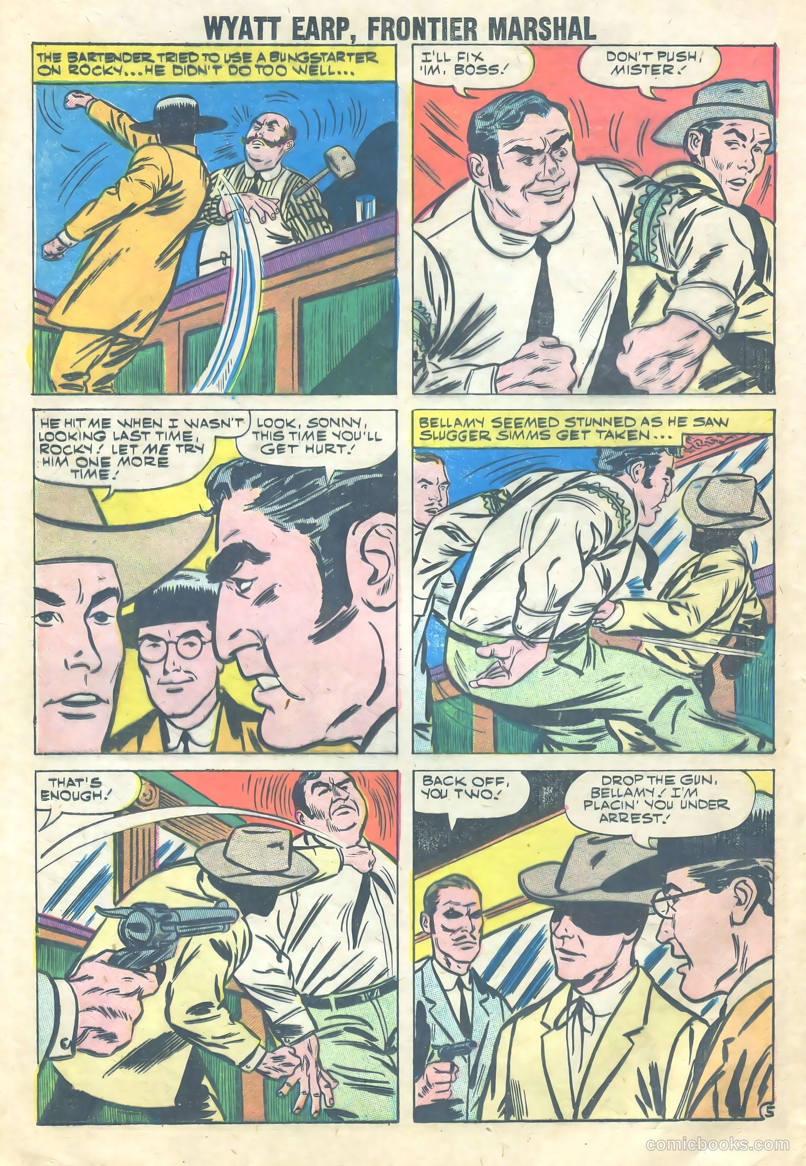 Wyatt Earp, Frontier Marshal #28 (1960) — page 20 of 36