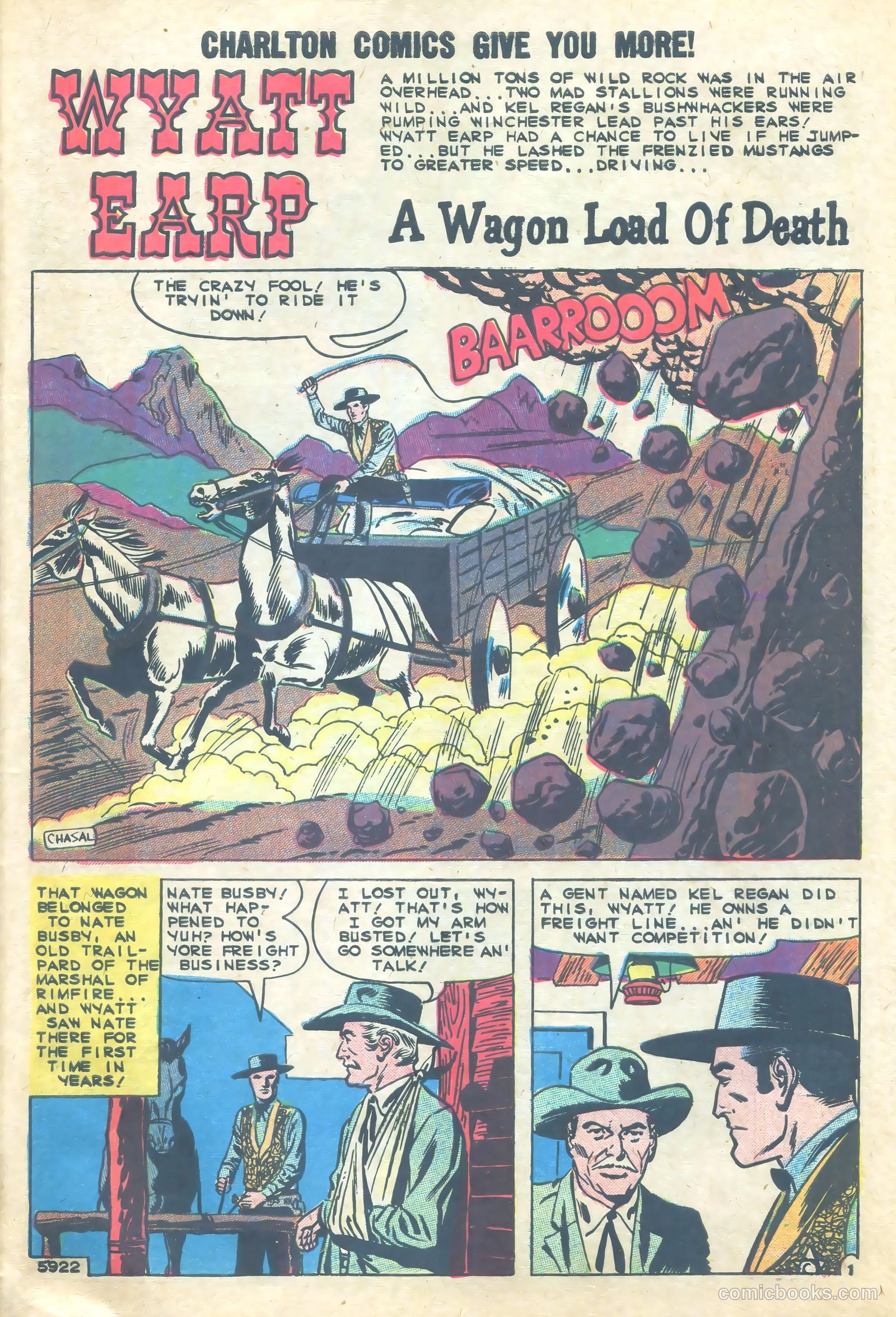 Wyatt Earp, Frontier Marshal #28 (1960) — page 27 of 36
